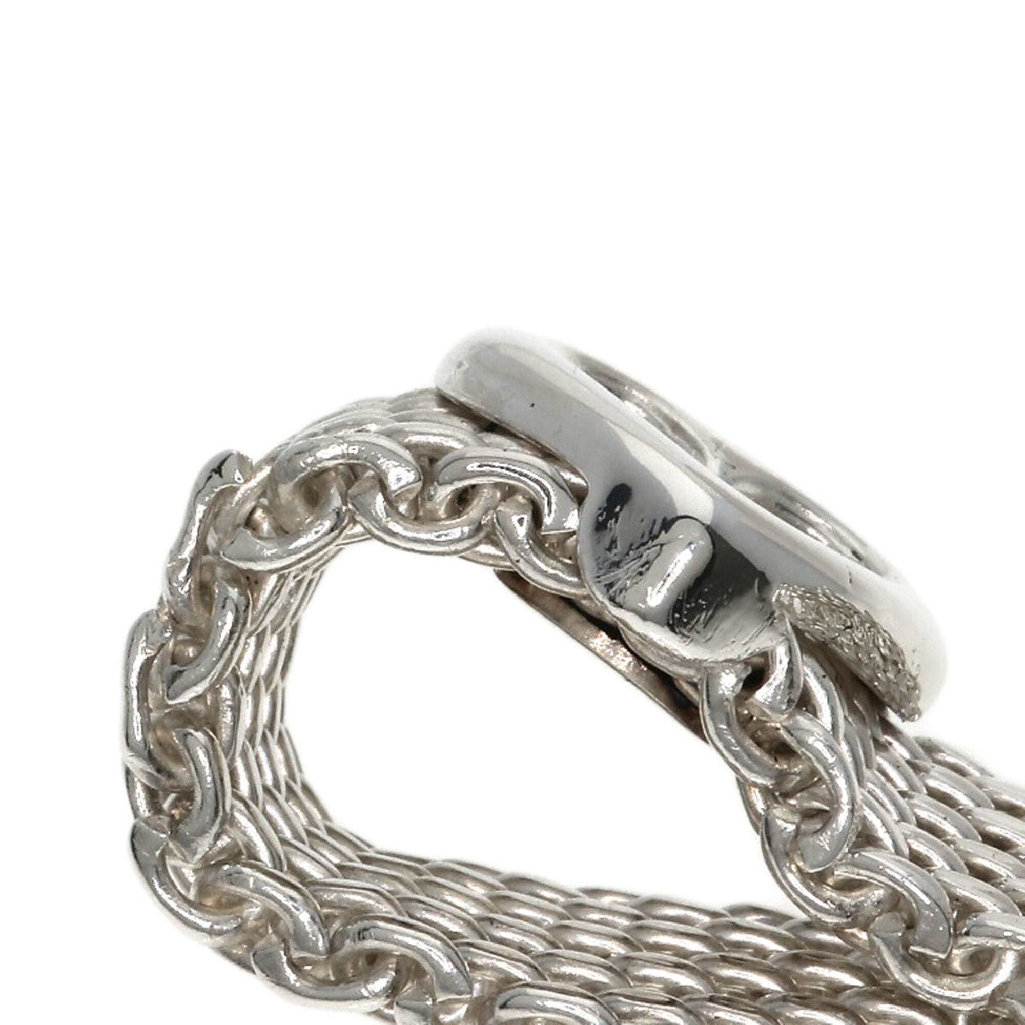 Tiffany & Co. Tiffany & Co. Somerset Heart Mesh Ring - Silver Women's Size ONE SIZE - 8 Thumbnail