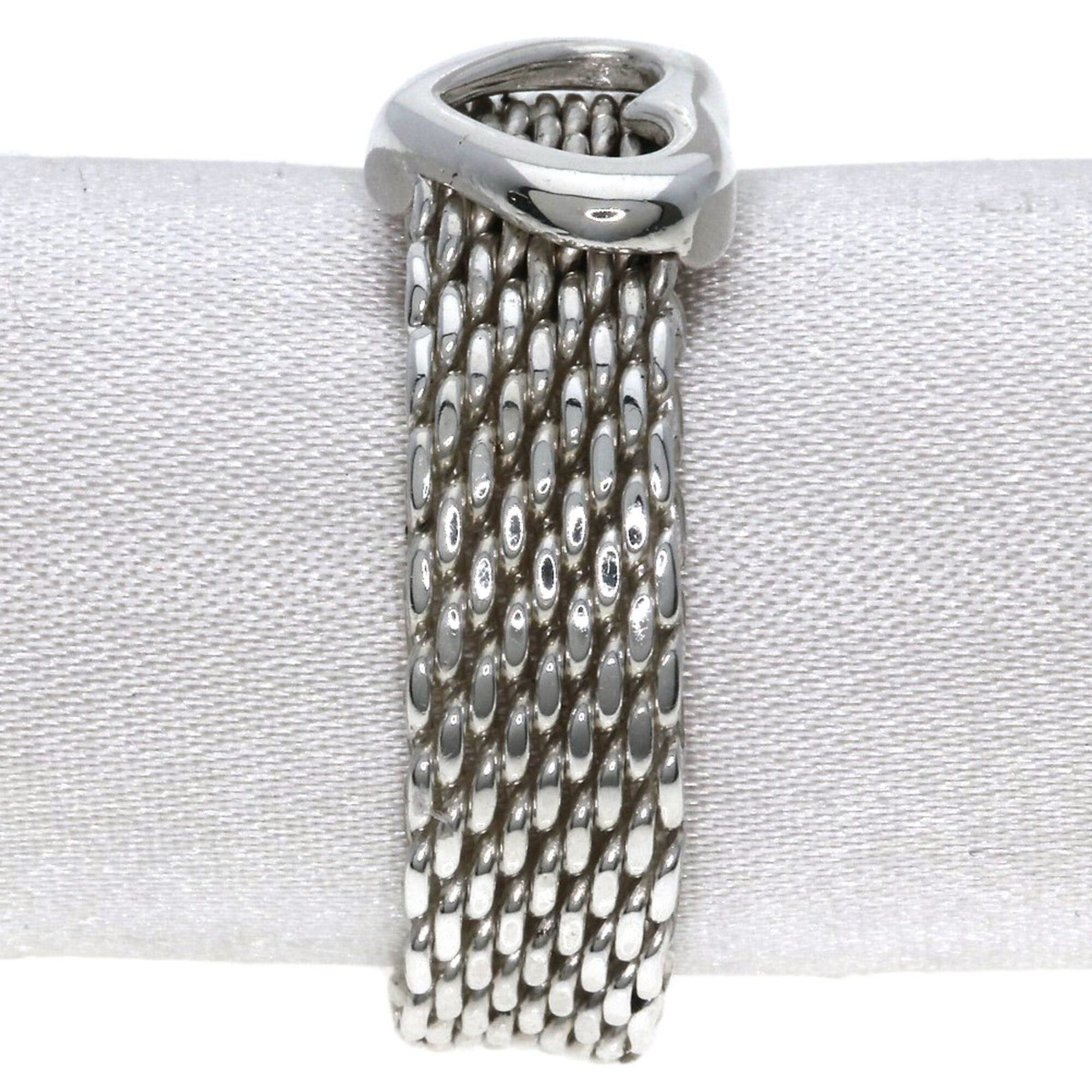 Tiffany & Co. Tiffany & Co. Somerset Heart Mesh Ring - Silver Women's Size ONE SIZE - 3 Thumbnail