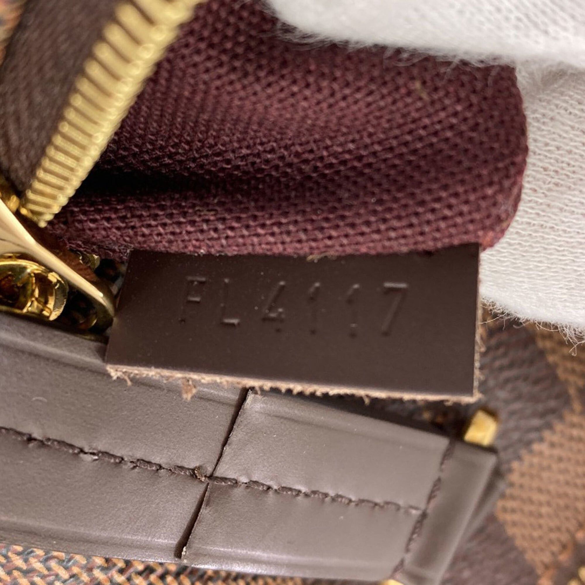 Louis Vuitton Louis Vuitton N41012 Iena PM Tote Bag, Damier Canvas, Women's LOUIS VUITTON Size ONE SIZE - 7 Thumbnail