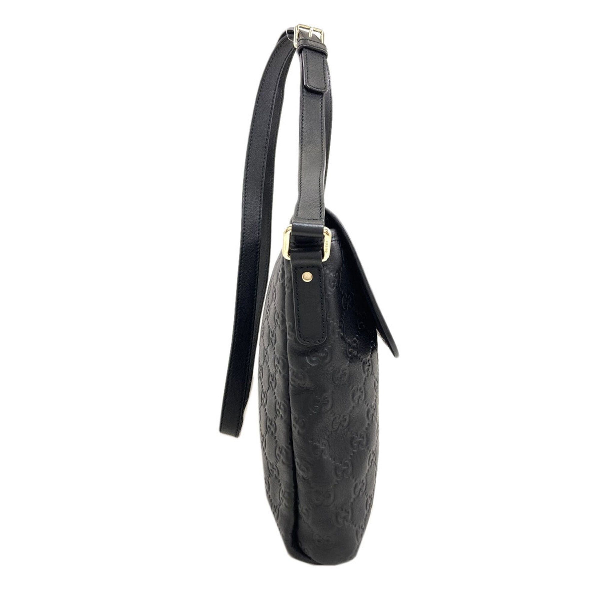 Gucci Gucci 223666 GG Signature Shima Shoulder Bag Calfskin Women's GUCCI Size ONE SIZE - 3 Thumbnail