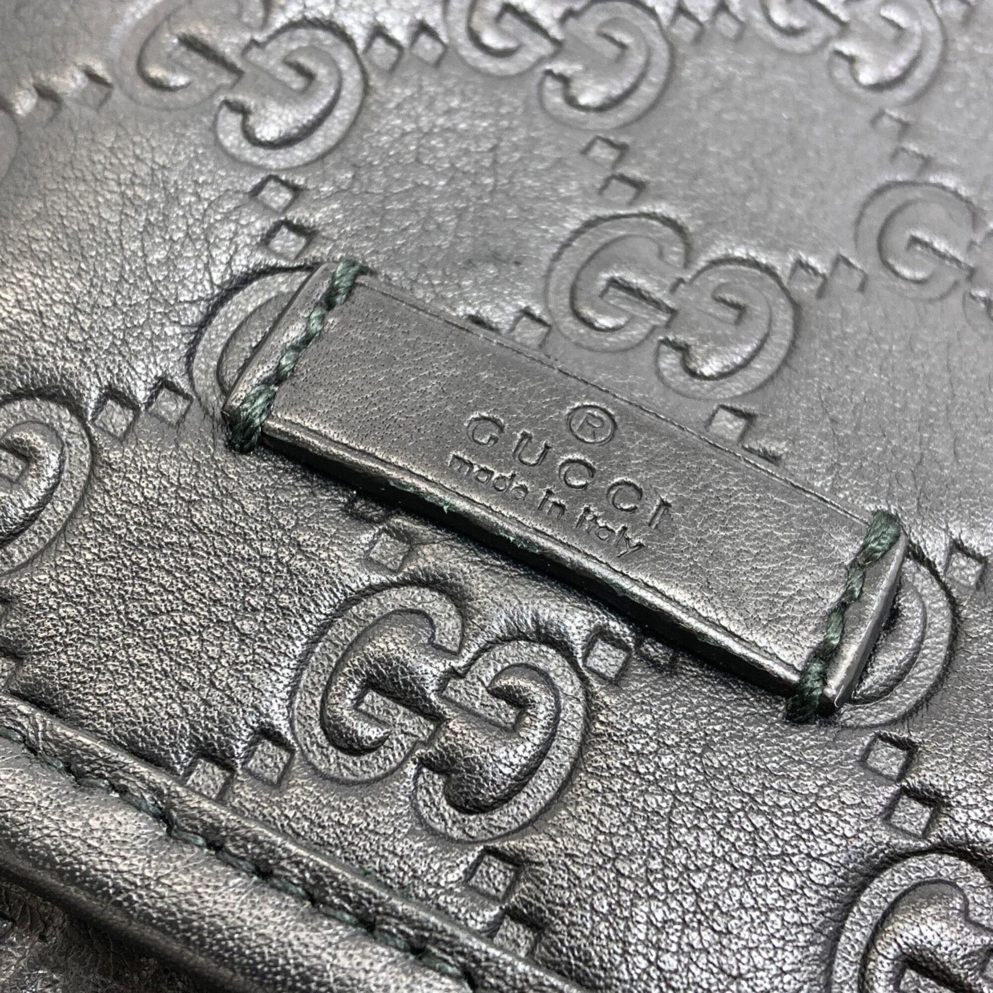 Gucci Gucci 223666 GG Signature Shima Shoulder Bag Calfskin Women's GUCCI Size ONE SIZE - 10 Thumbnail