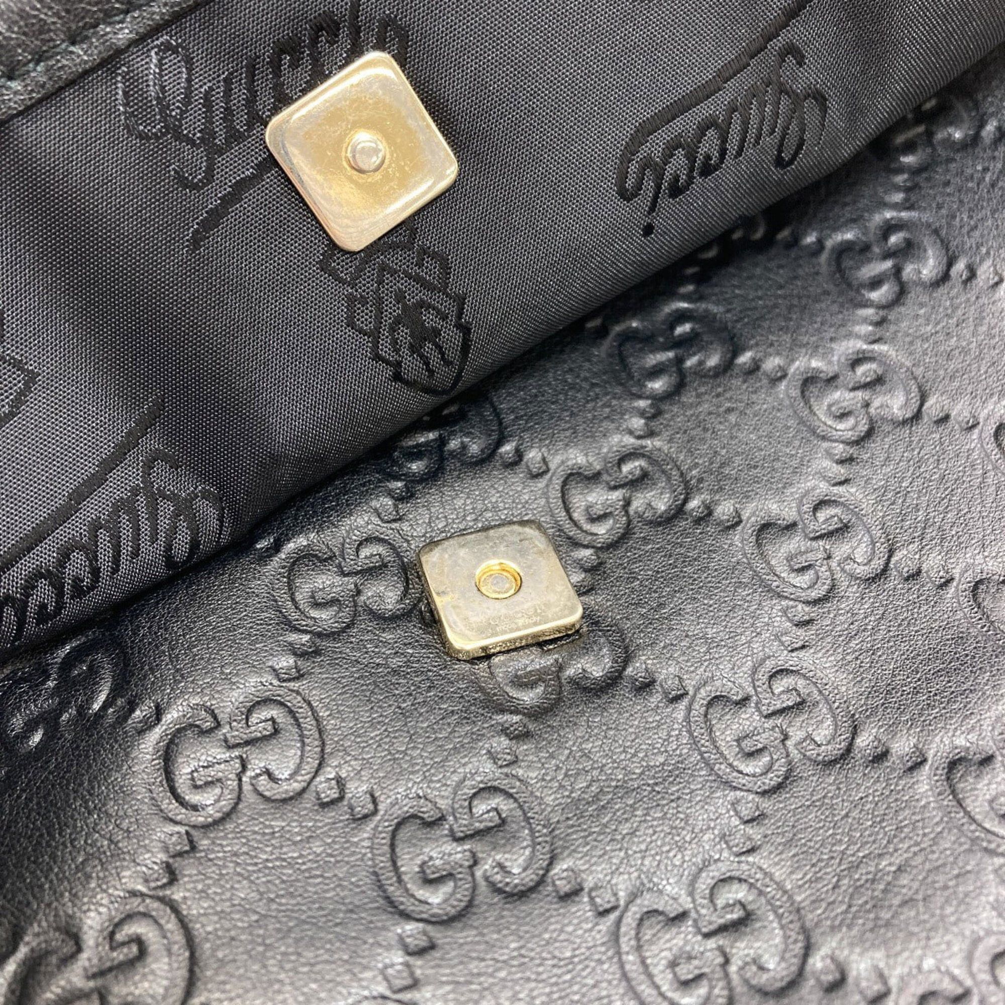Gucci Gucci 223666 GG Signature Shima Shoulder Bag Calfskin Women's GUCCI Size ONE SIZE - 8 Thumbnail