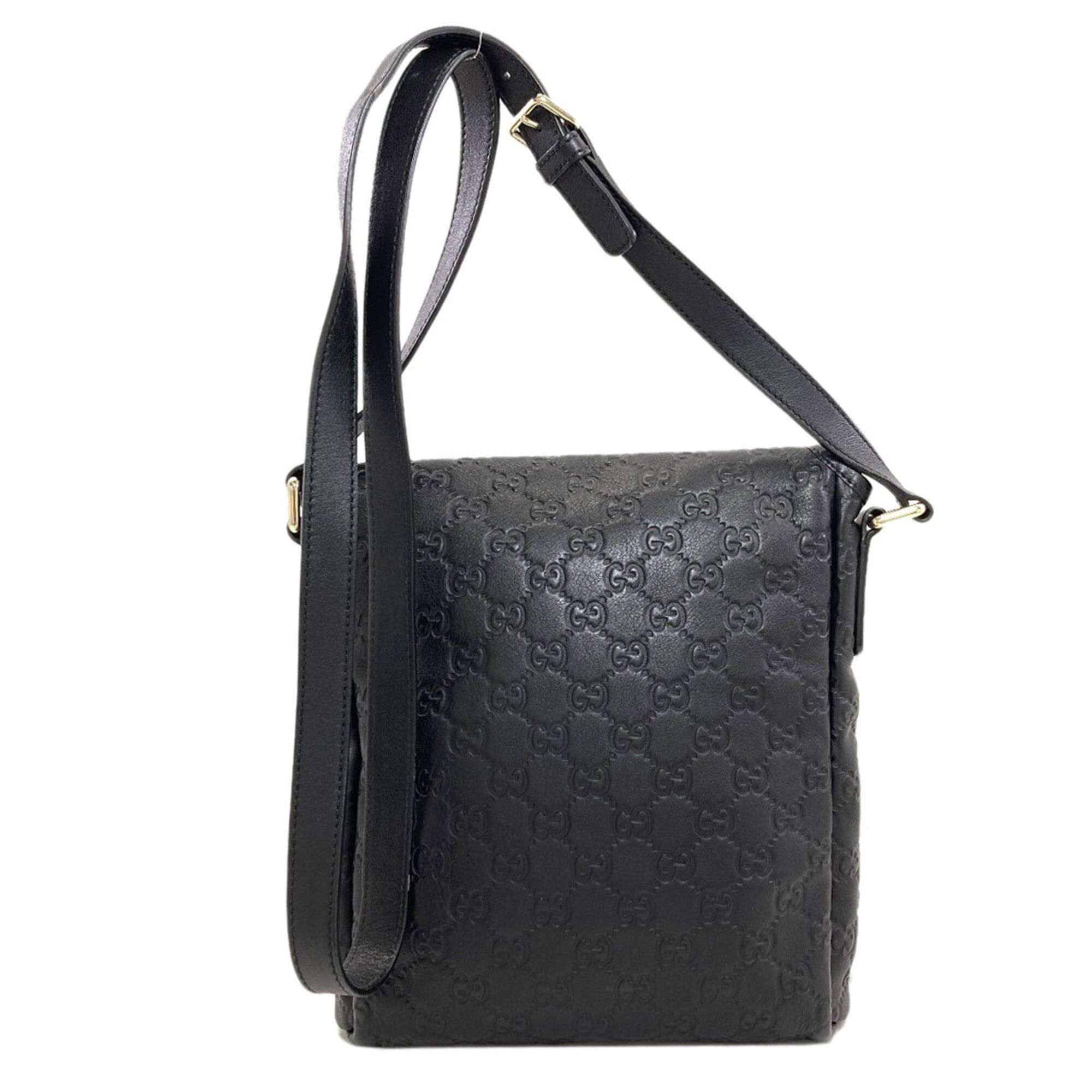 Gucci Gucci 223666 GG Signature Shima Shoulder Bag Calfskin Women's GUCCI Size ONE SIZE - 2 Thumbnail