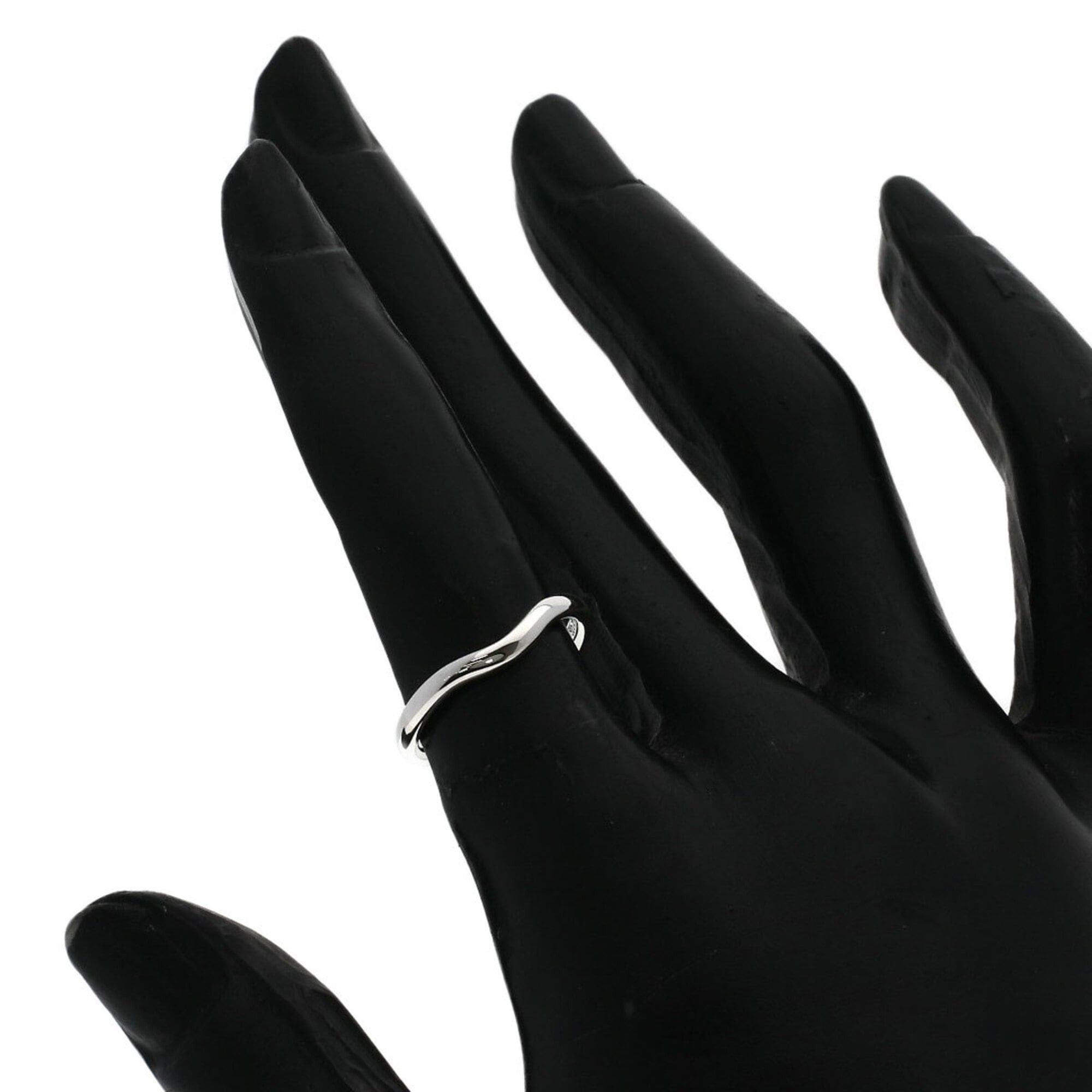 Tiffany & Co. Tiffany & Co. Curved Ring, Silver, Women's Ring Size ONE SIZE - 6 Thumbnail