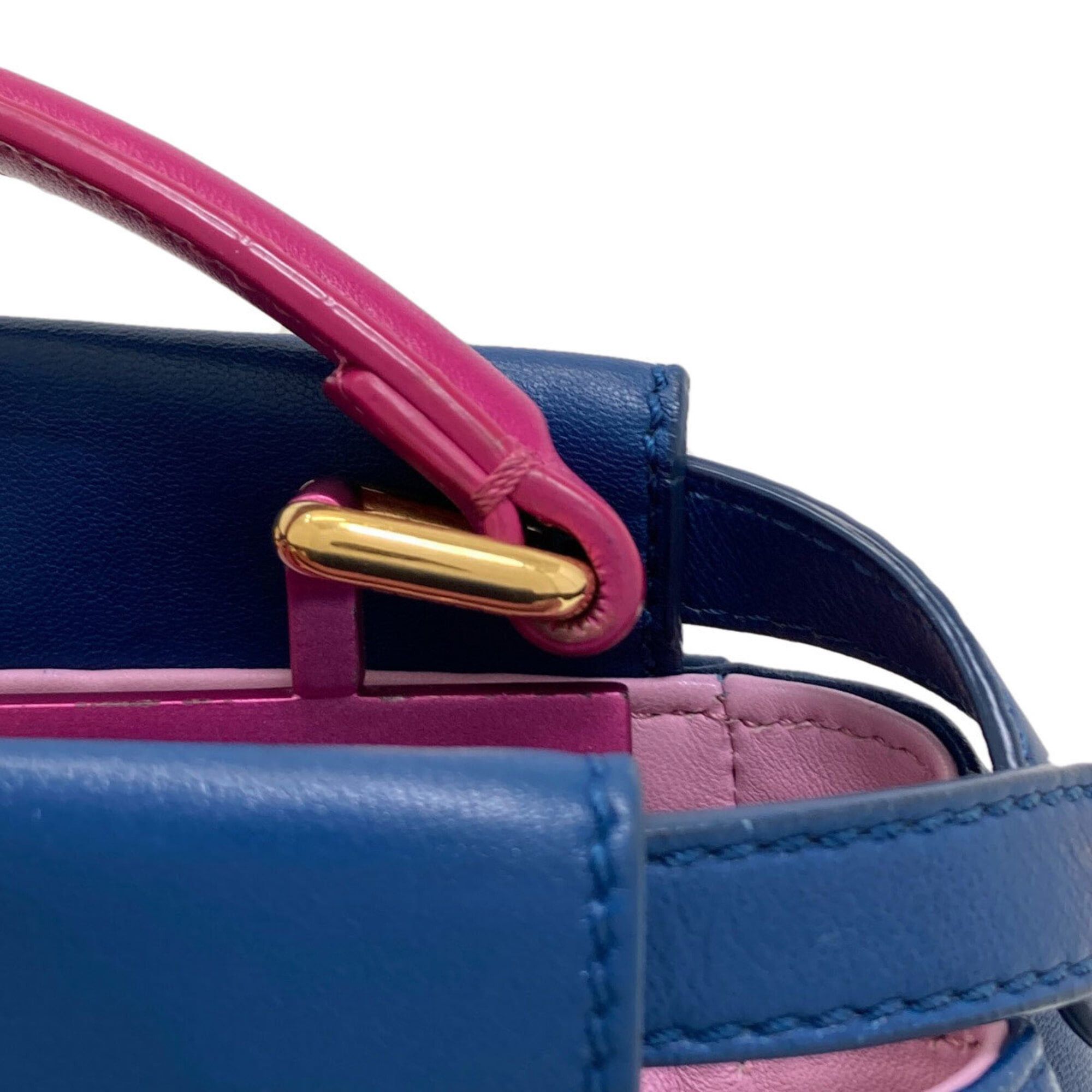 Fendi Fendi Peekaboo Mini 2-Way Handbag, Calfskin, Women's FENDI Size ONE SIZE - 23 Thumbnail