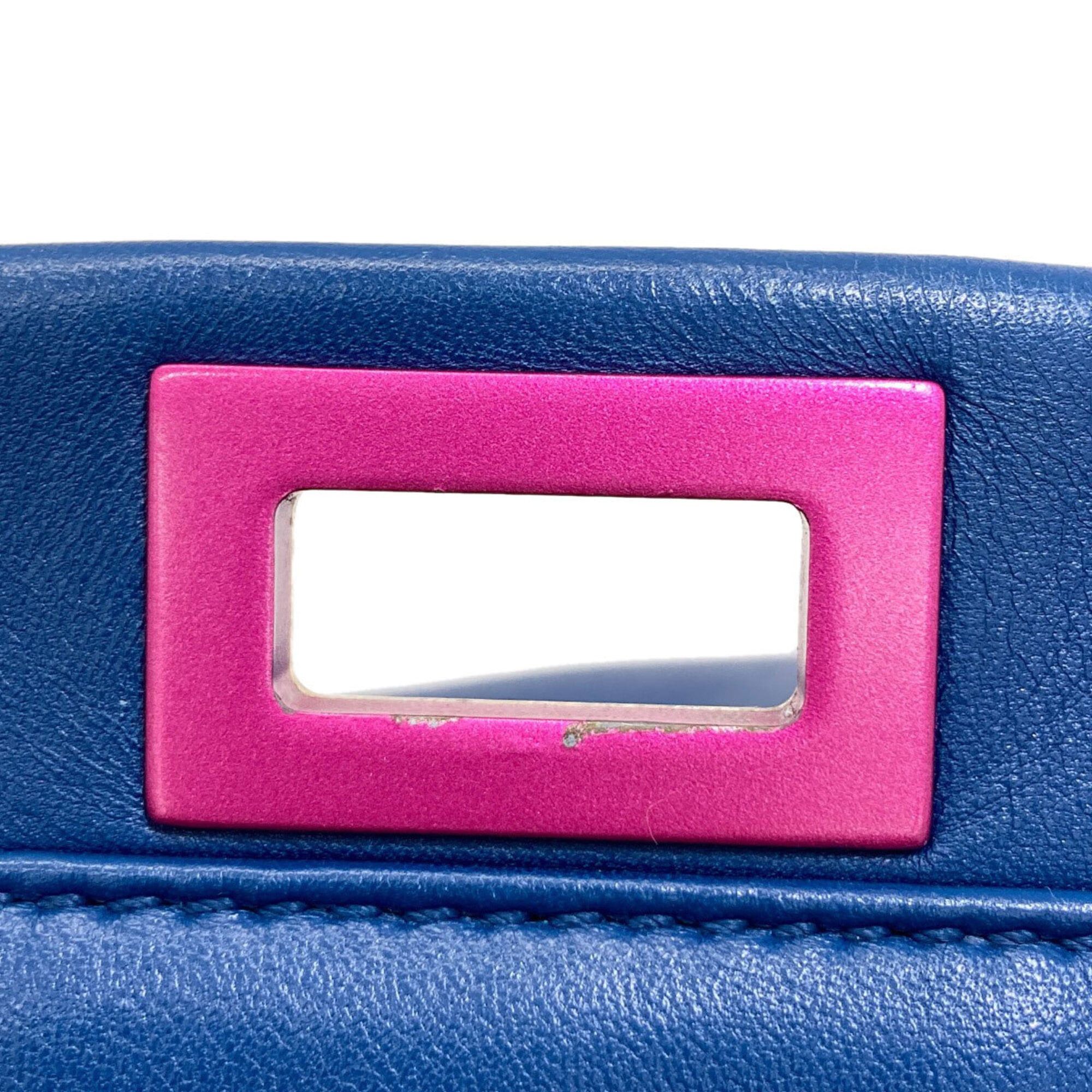 Fendi Fendi Peekaboo Mini 2-Way Handbag, Calfskin, Women's FENDI Size ONE SIZE - 17 Thumbnail