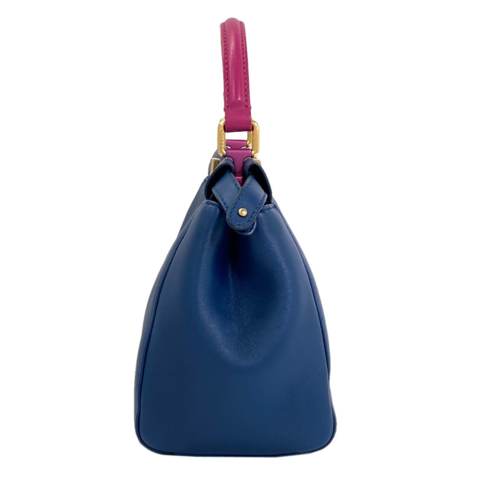 Fendi Fendi Peekaboo Mini 2-Way Handbag, Calfskin, Women's FENDI Size ONE SIZE - 3 Thumbnail