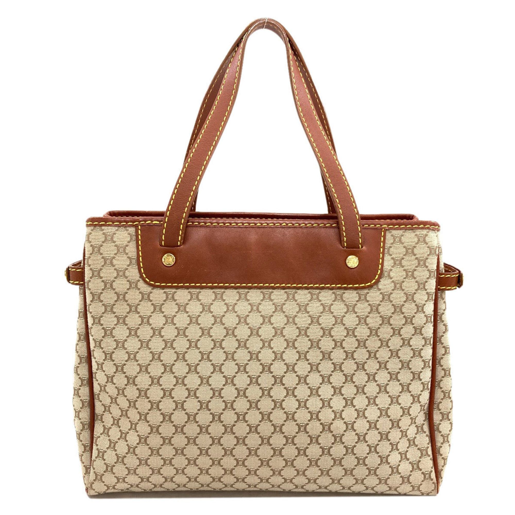 Celine Celine Macadam Pattern Handbag, Canvas/Leather, Women's CELINE Size ONE SIZE - 2 Thumbnail