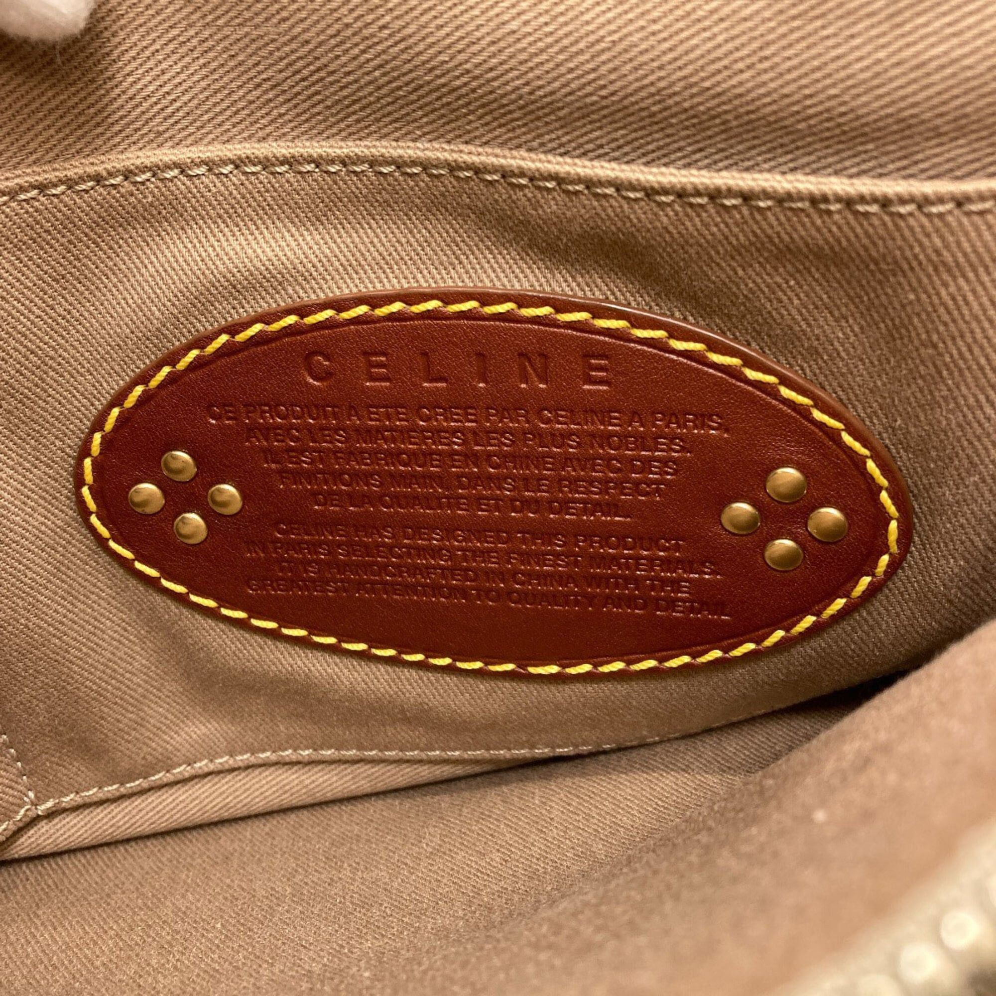 Celine Celine Macadam Pattern Handbag, Canvas/Leather, Women's CELINE Size ONE SIZE - 6 Thumbnail