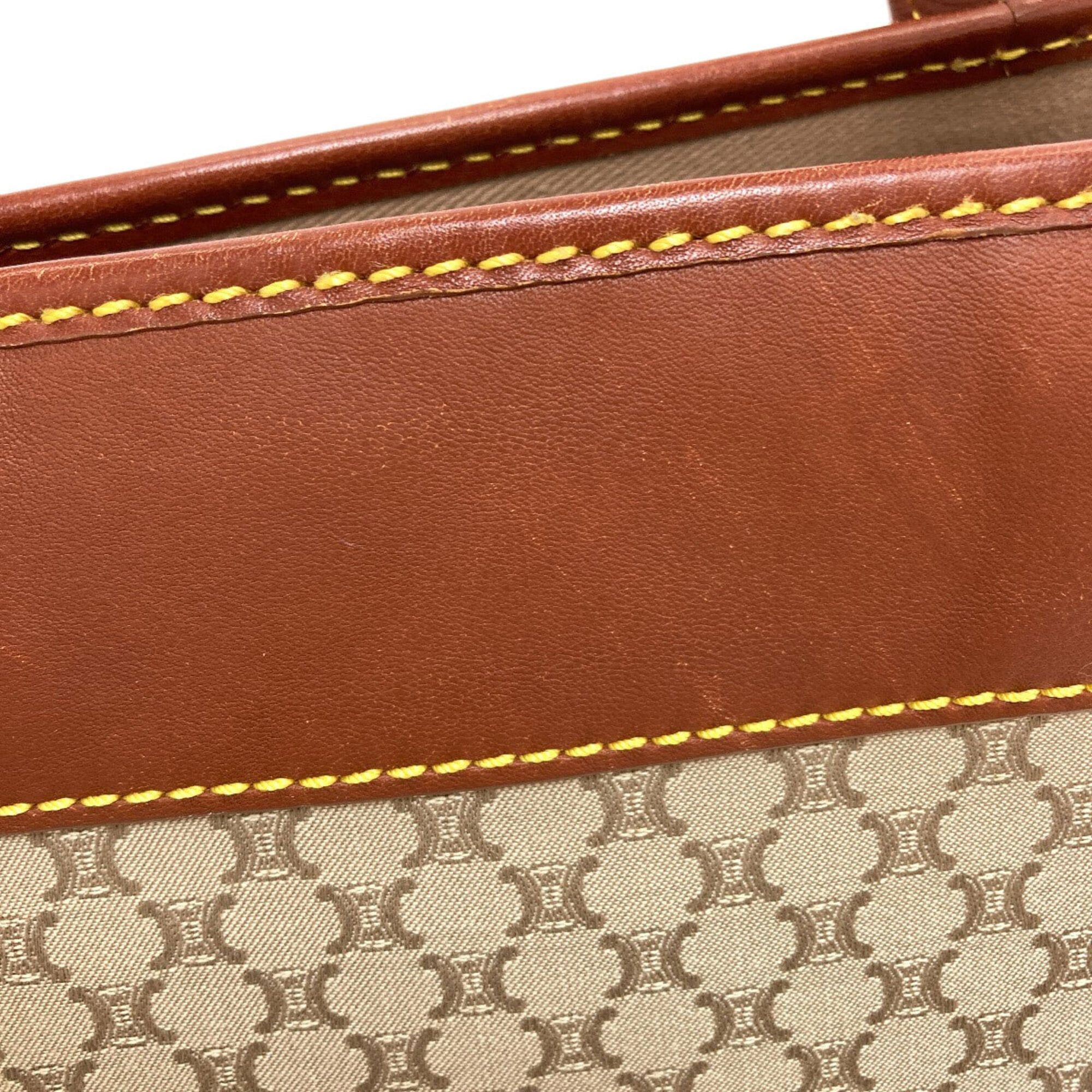 Celine Celine Macadam Pattern Handbag, Canvas/Leather, Women's CELINE Size ONE SIZE - 14 Thumbnail