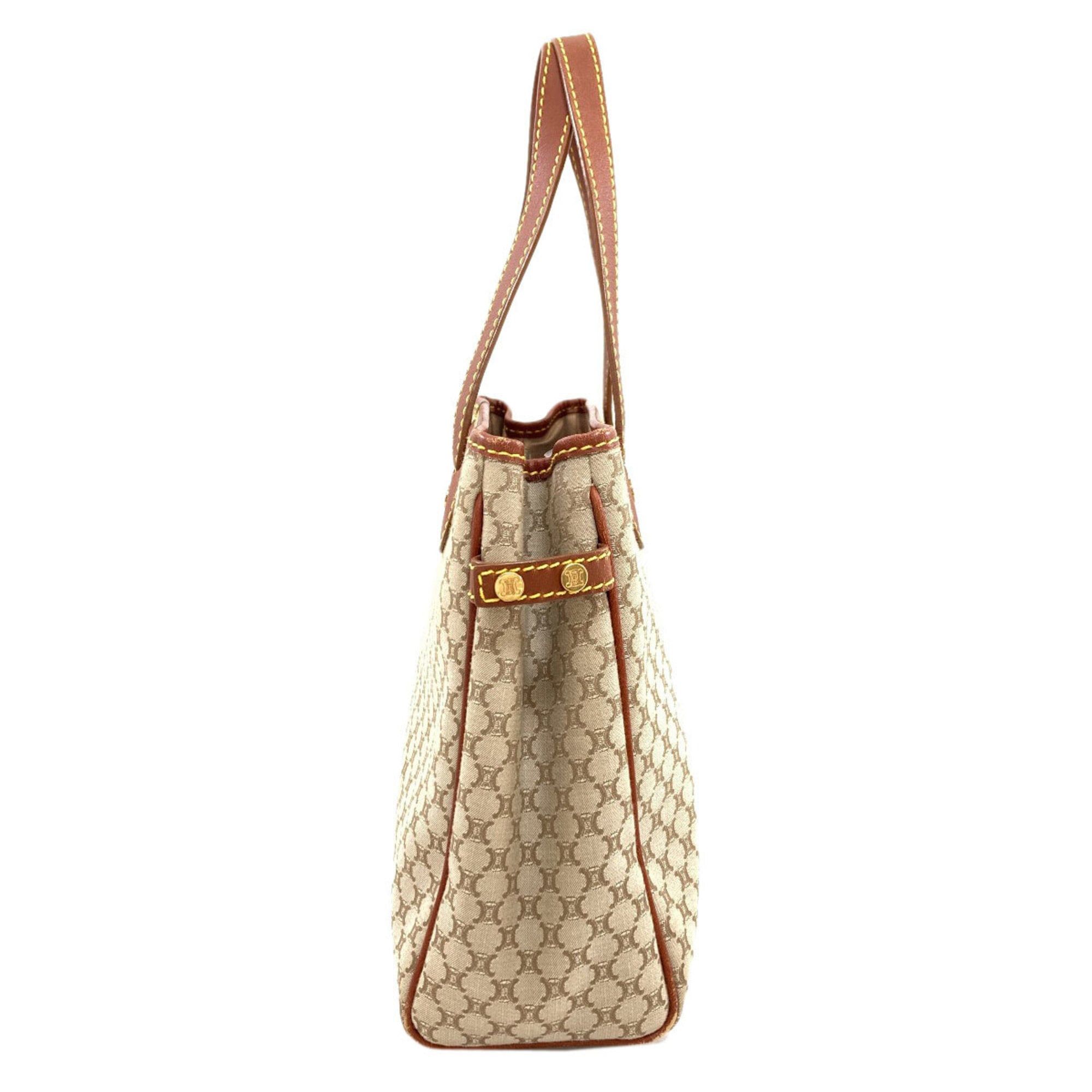 Celine Celine Macadam Pattern Handbag, Canvas/Leather, Women's CELINE Size ONE SIZE - 3 Thumbnail