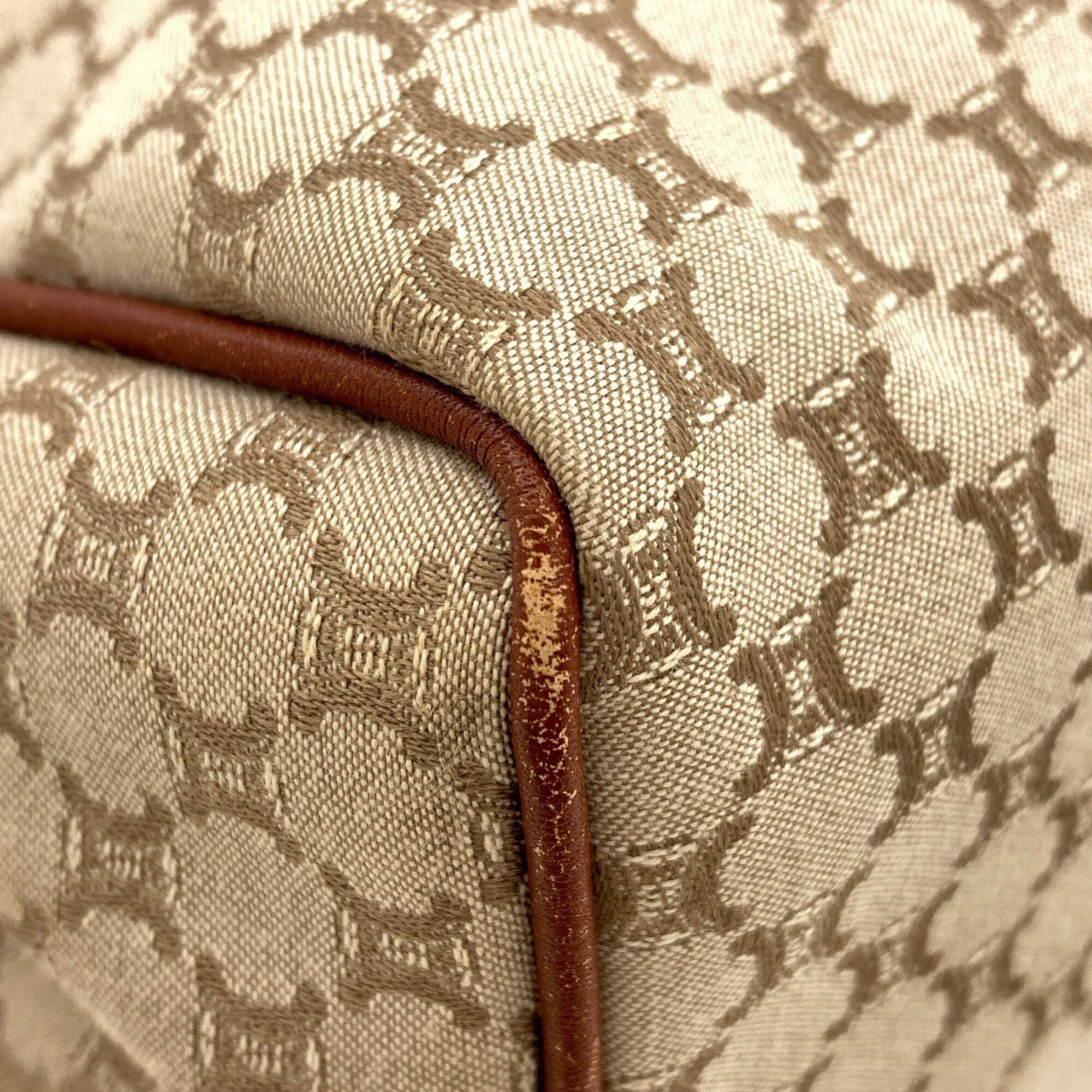 Celine Celine Macadam Pattern Handbag, Canvas/Leather, Women's CELINE Size ONE SIZE - 19 Thumbnail