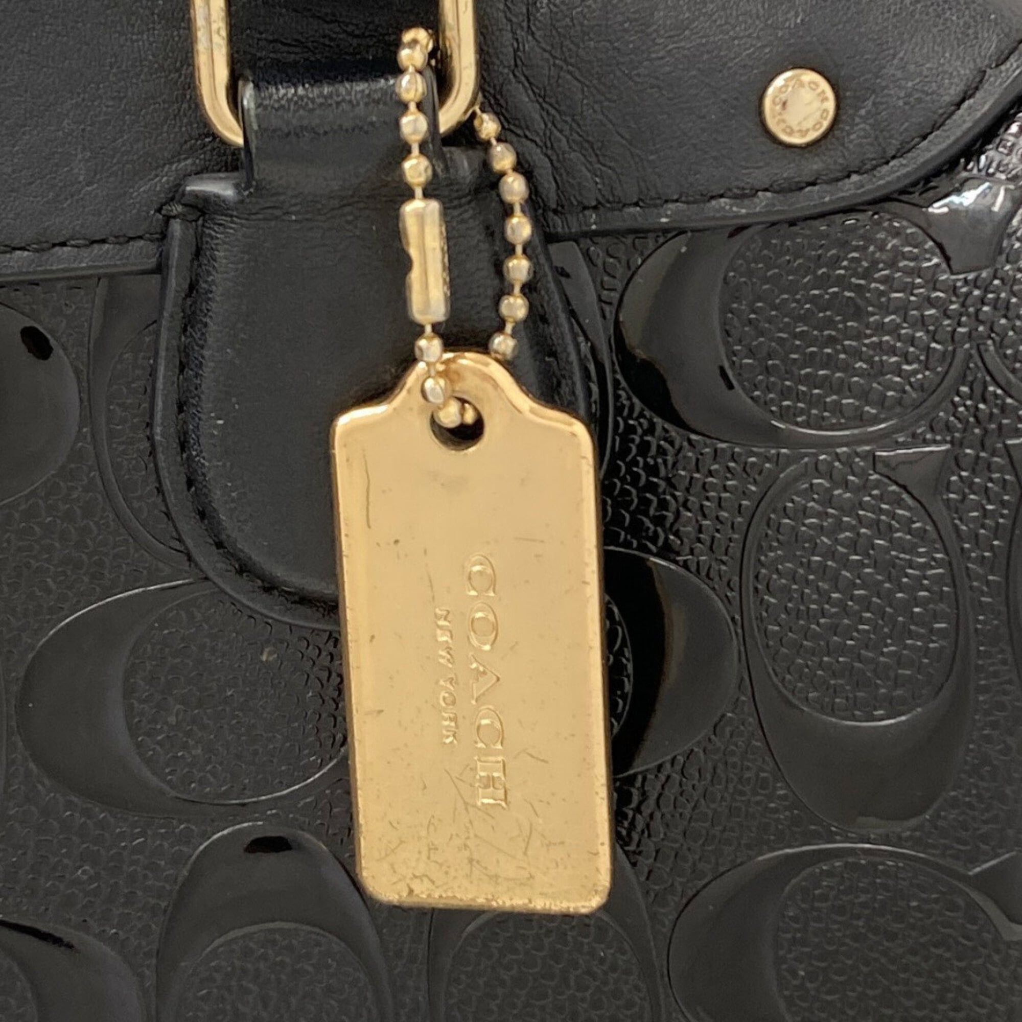 Coach Coach F11920 Signature 2-Way Handbag Leather Women's COACH Size ONE SIZE - 16 Thumbnail