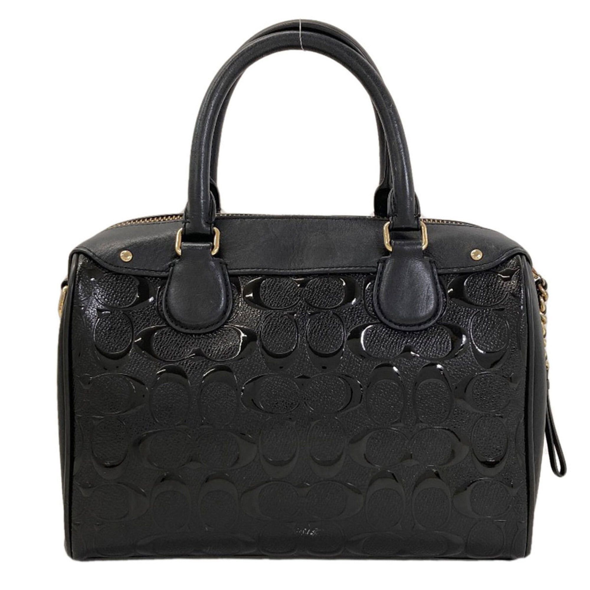Coach Coach F11920 Signature 2-Way Handbag Leather Women's COACH Size ONE SIZE - 2 Thumbnail