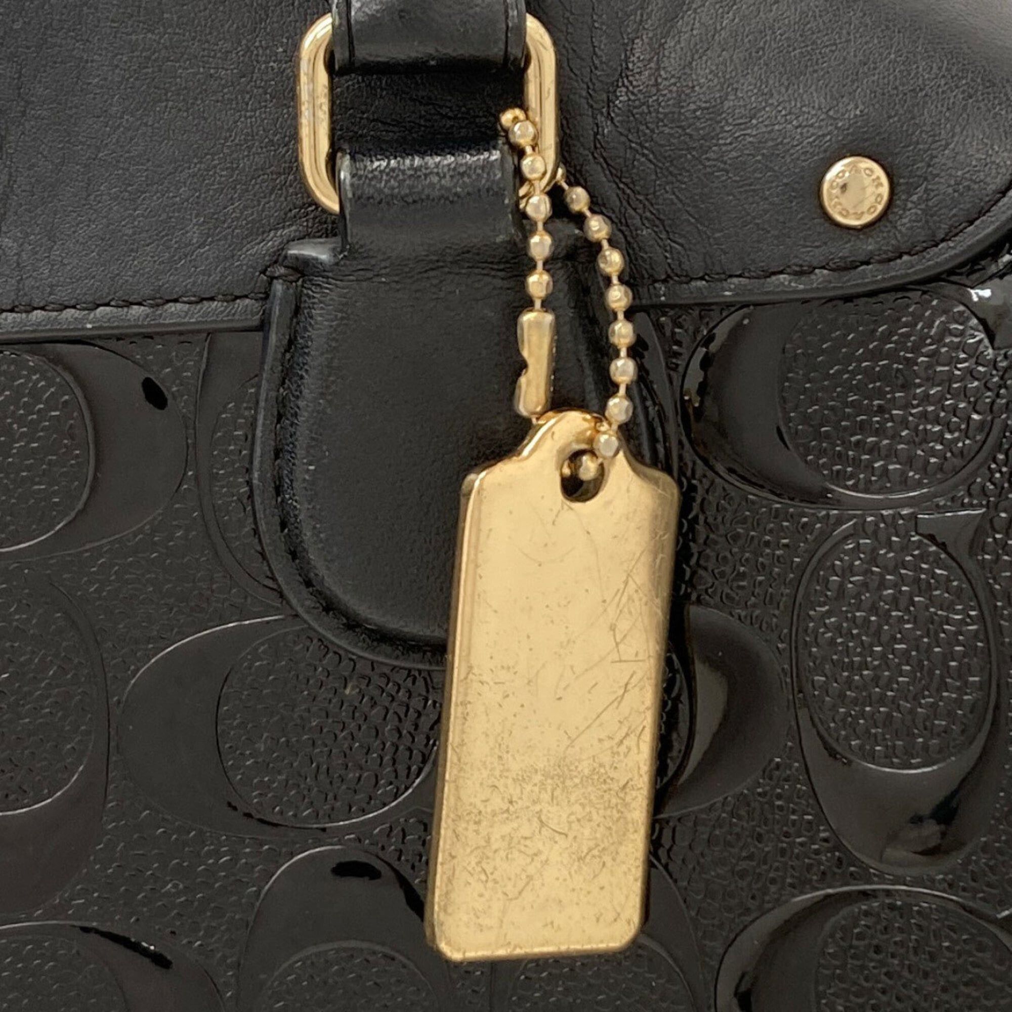 Coach Coach F11920 Signature 2-Way Handbag Leather Women's COACH Size ONE SIZE - 17 Thumbnail