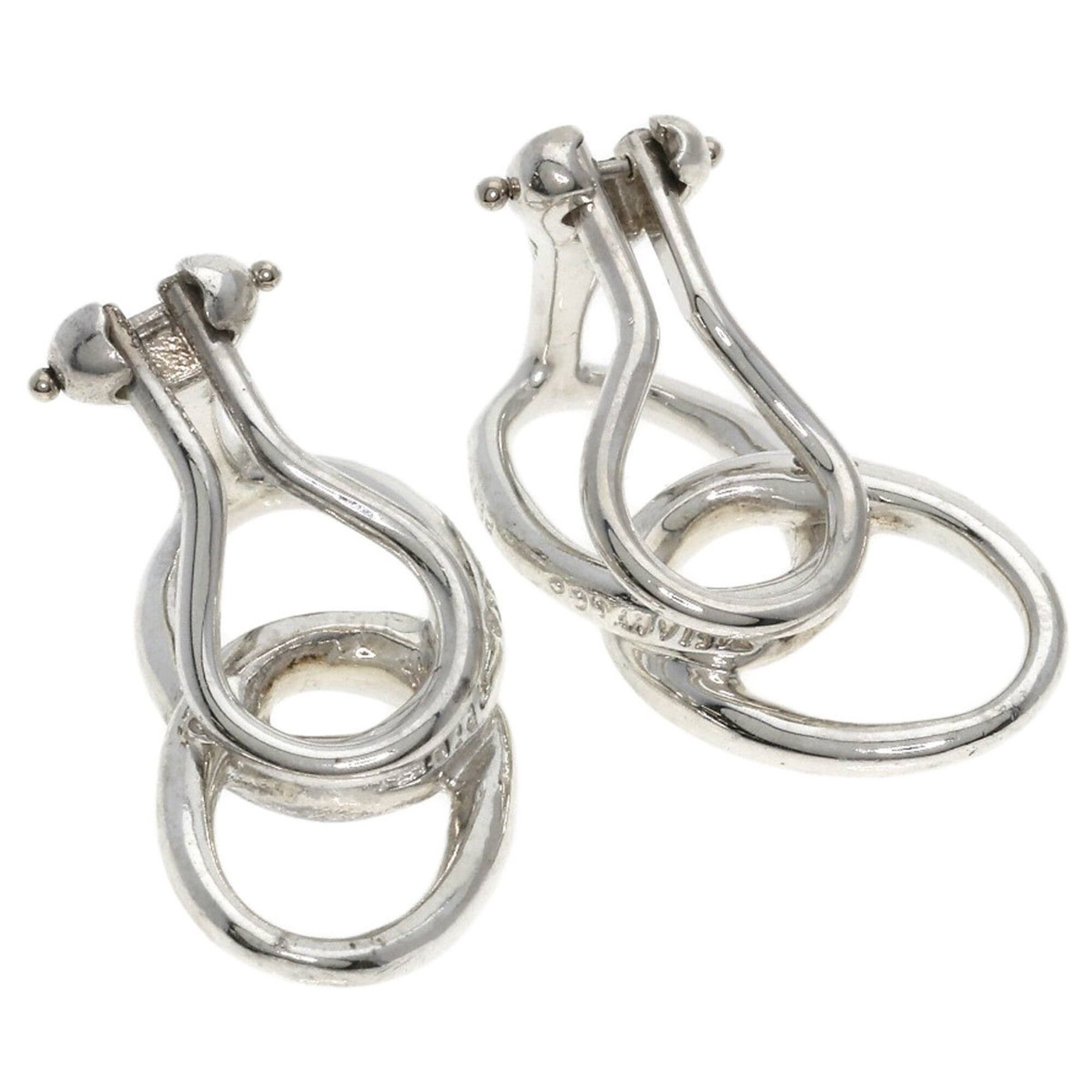 Tiffany & Co. Tiffany & Co. Double Loop Earrings, Silver, Women's. Size ONE SIZE - 2 Thumbnail