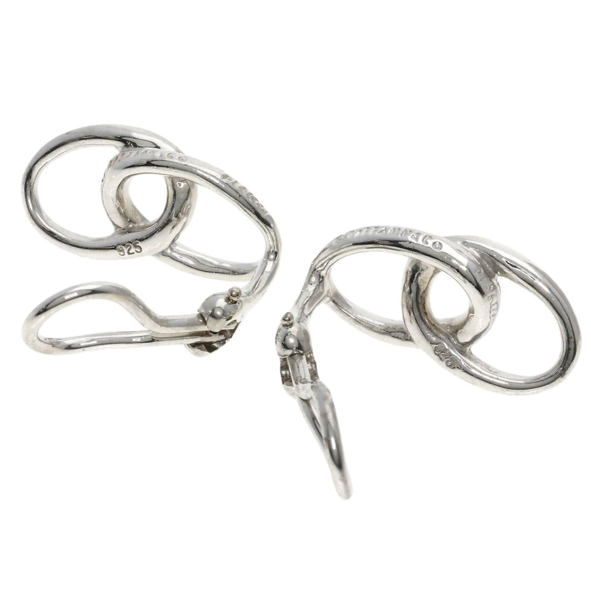 Tiffany & Co. Tiffany & Co. Double Loop Earrings, Silver, Women's. Size ONE SIZE - 3 Thumbnail