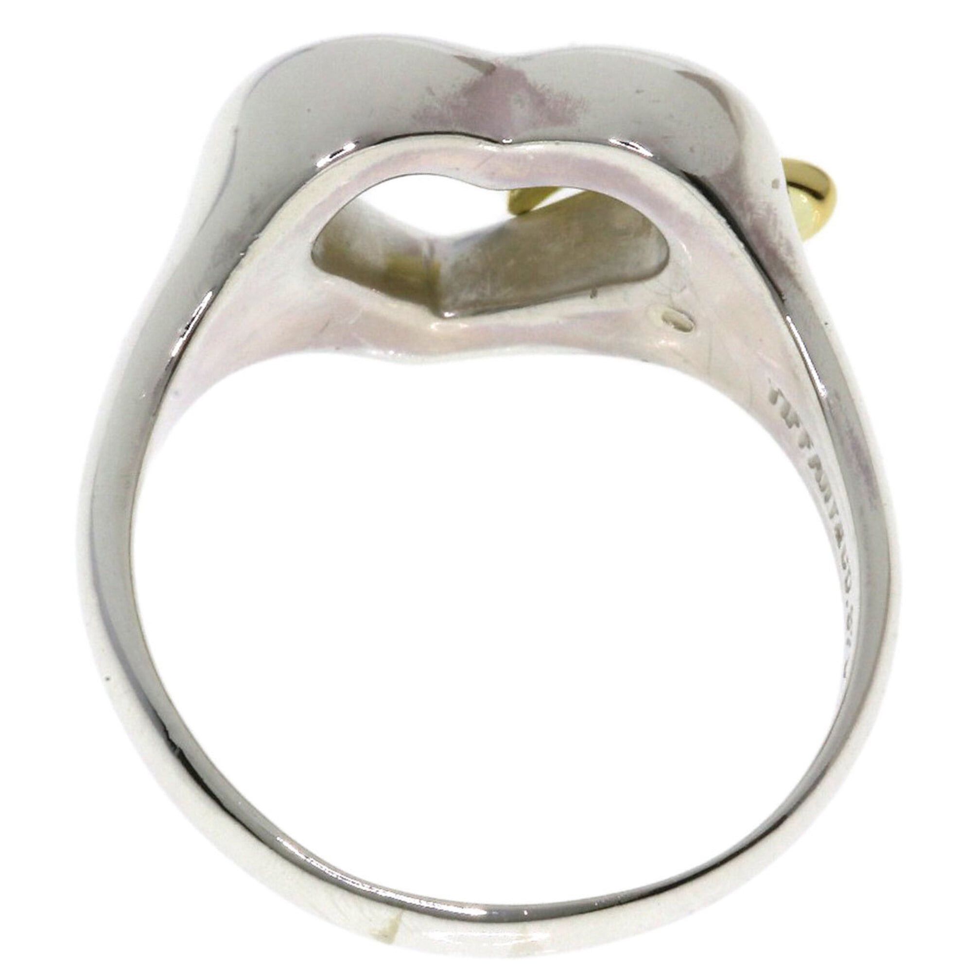 Tiffany & Co. Tiffany & Co. Heart Ribbon Ring - Silver/18K Yellow Gold Women's Size ONE SIZE - 4 Thumbnail
