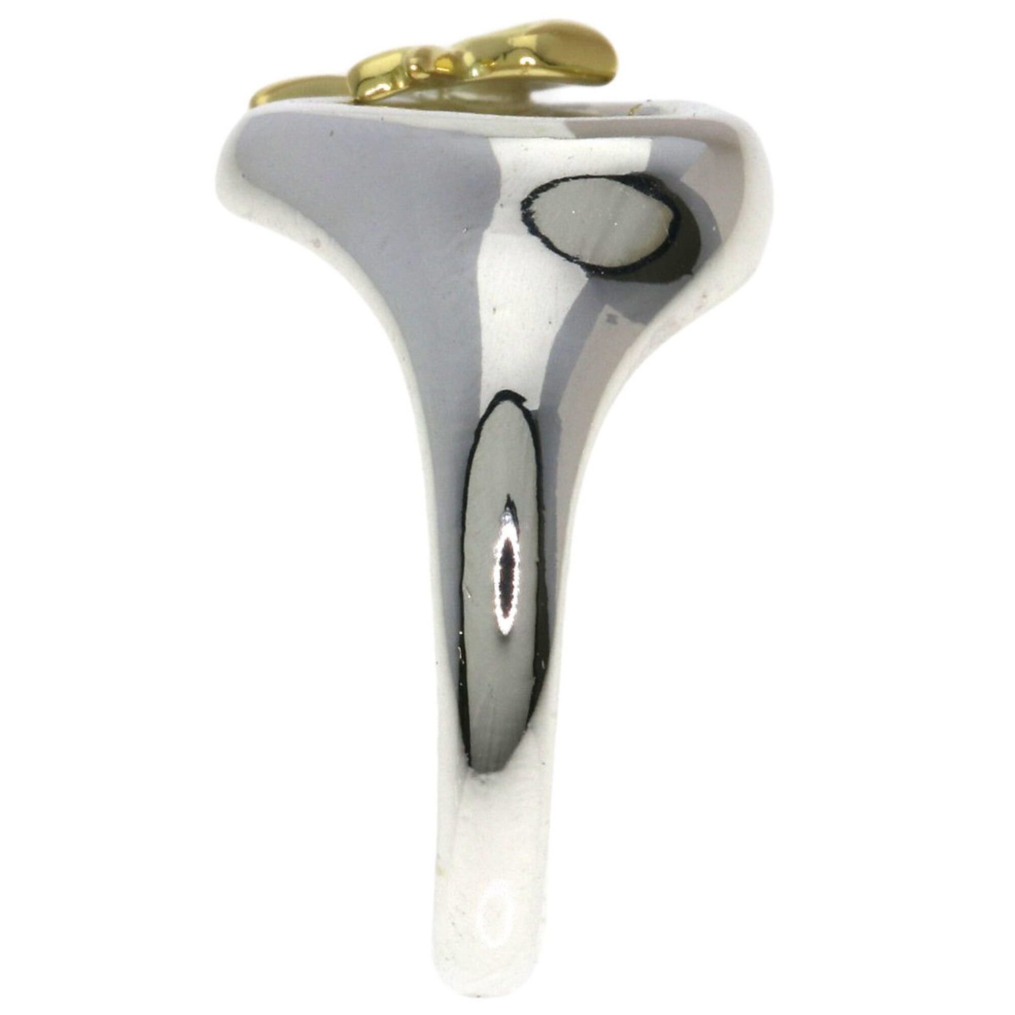 Tiffany & Co. Tiffany & Co. Heart Ribbon Ring - Silver/18K Yellow Gold Women's Size ONE SIZE - 3 Thumbnail