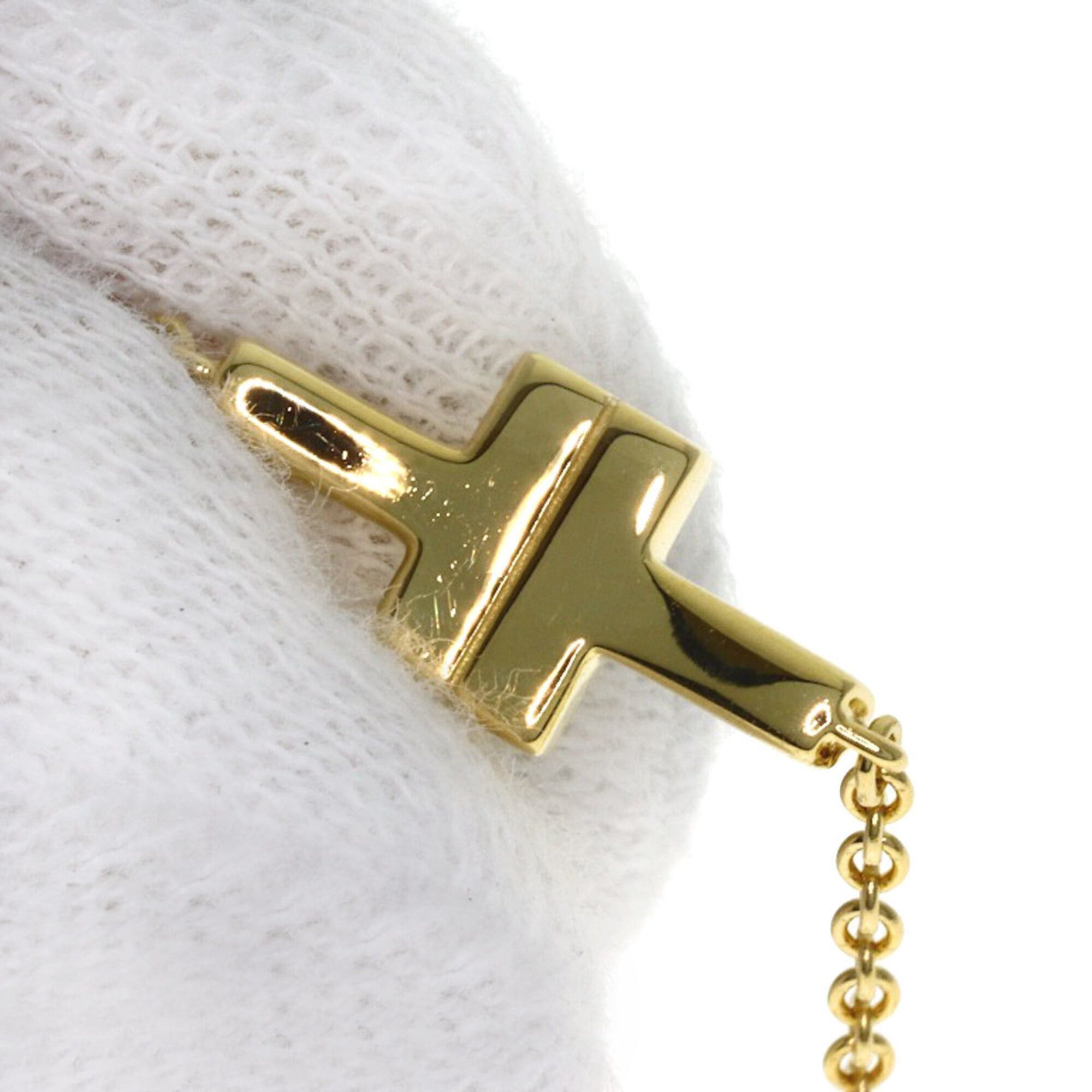 Tiffany & Co. Tiffany & Co. T TOW Double Chain Bracelet, 18K Yellow Gold, Women's. Size ONE SIZE - 7 Thumbnail