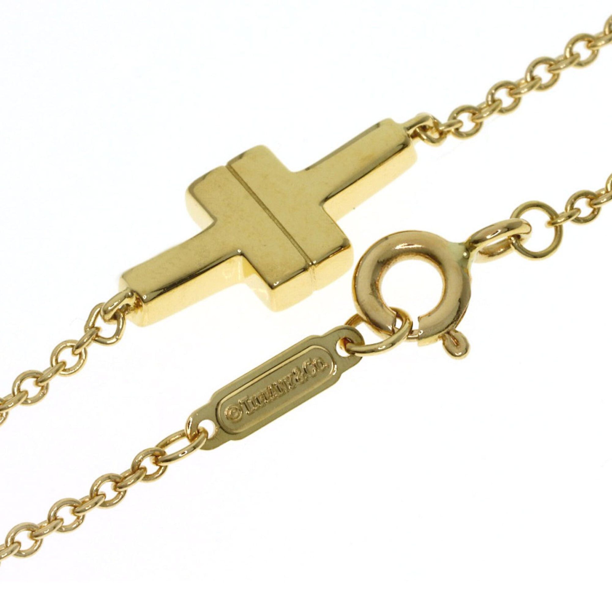Tiffany & Co. Tiffany & Co. T TOW Double Chain Bracelet, 18K Yellow Gold, Women's. Size ONE SIZE - 3 Thumbnail