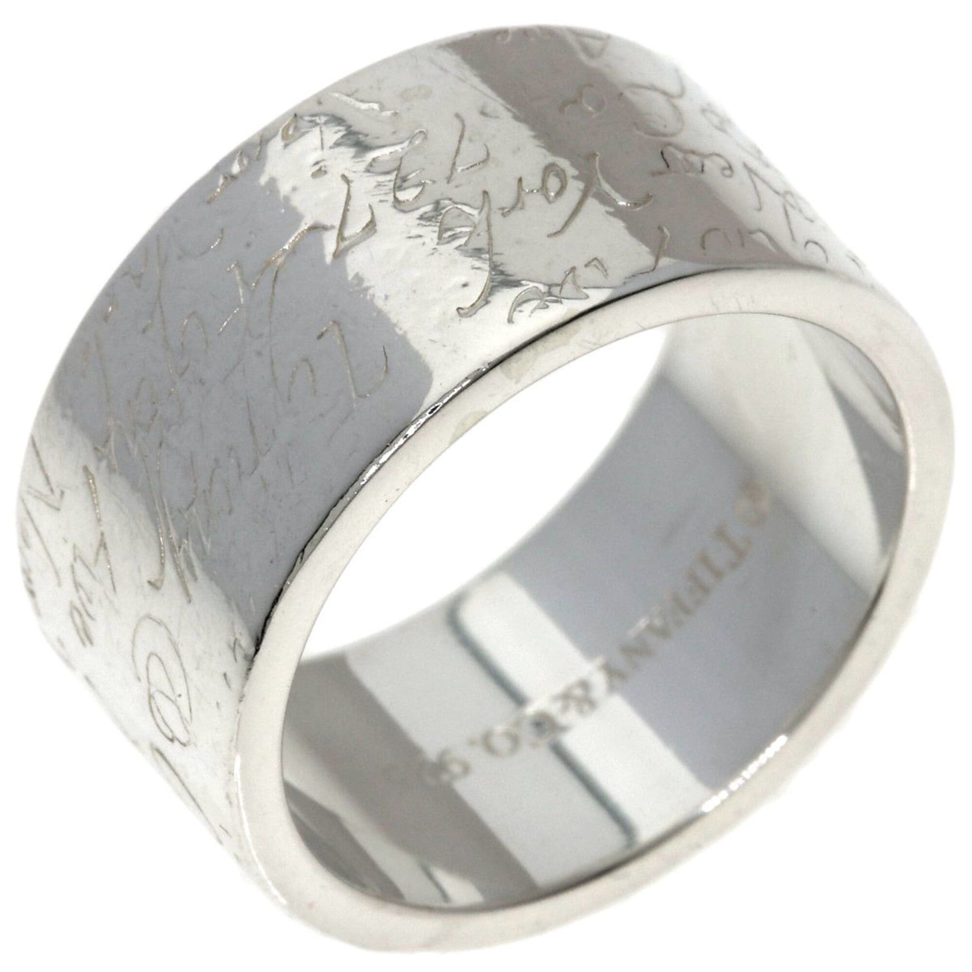 Tiffany & Co. Tiffany & Co. Notes Wide Ring, Silver, Women's Ring Size ONE SIZE - 2 Thumbnail