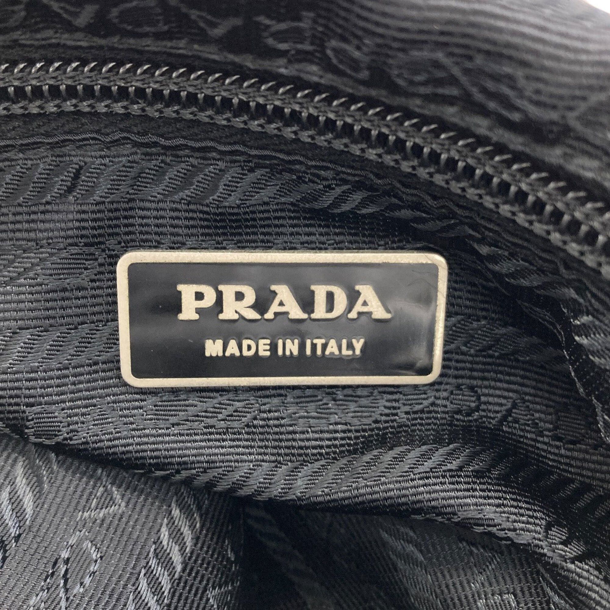 Prada Prada logo hardware shoulder bag, nylon material, women's. Size ONE SIZE - 6 Thumbnail