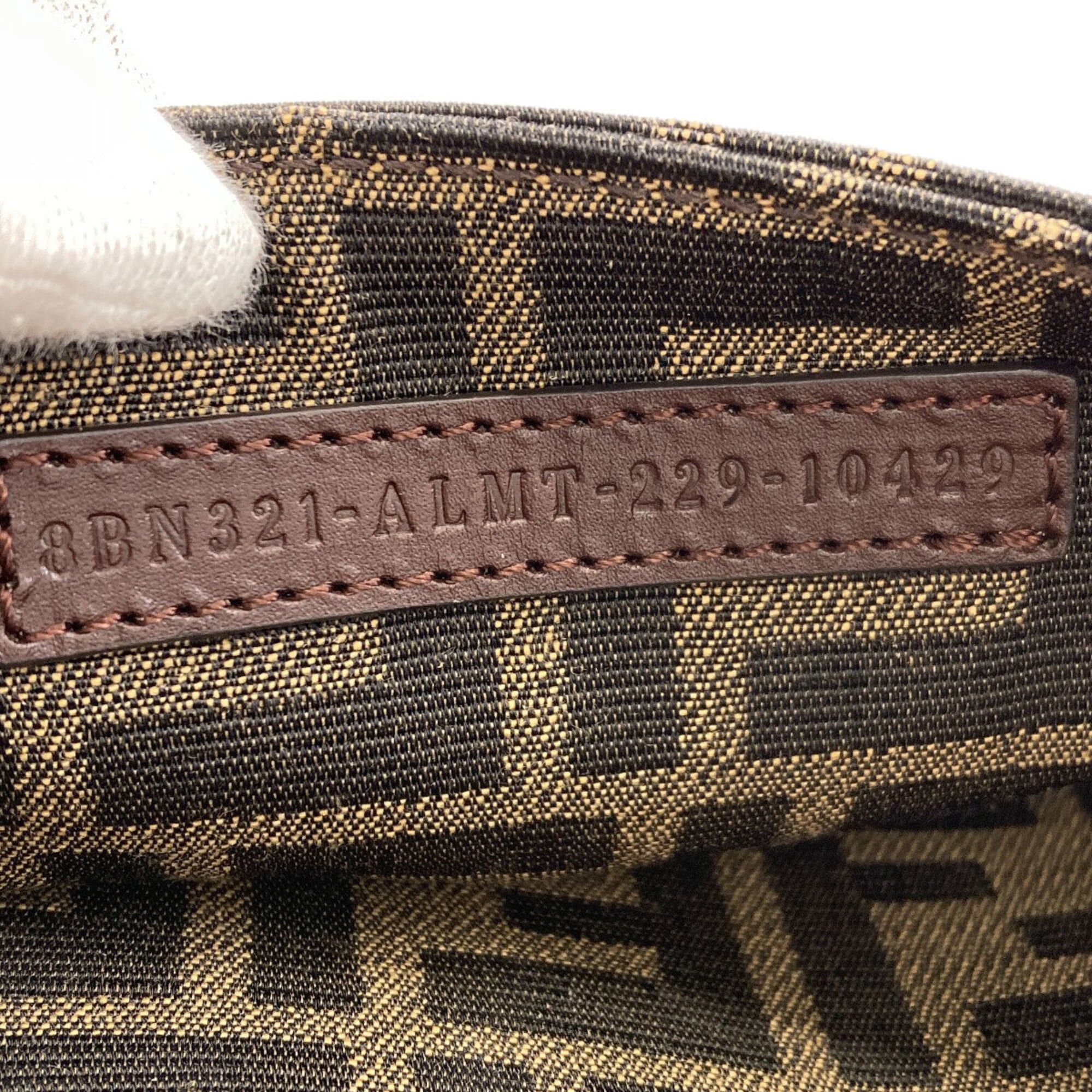 Fendi Fendi Peekaboo I.U Medium Check Pattern 2-Way Handbag Canvas Women's FENDI Size ONE SIZE - 8 Thumbnail