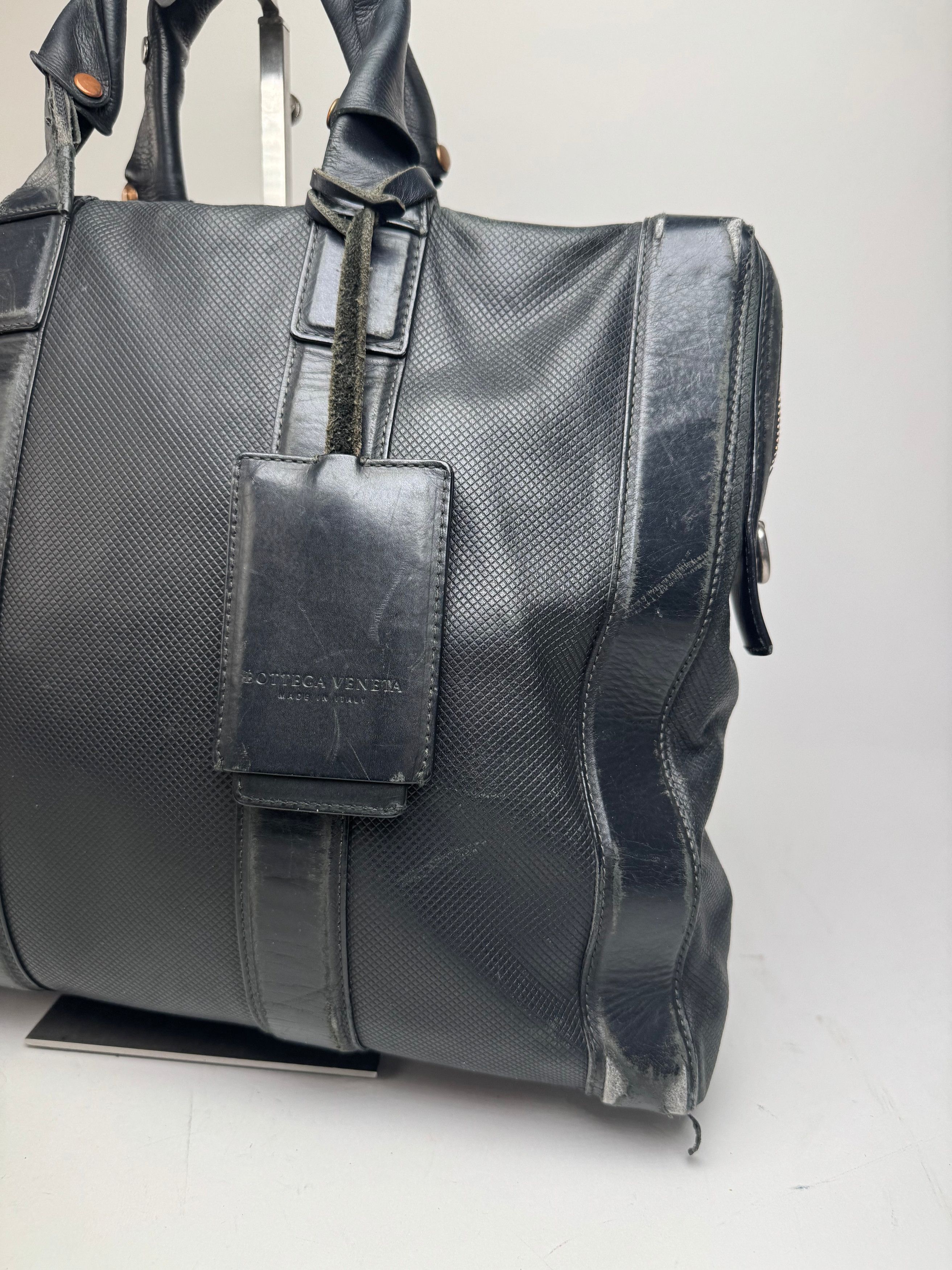 Bottega Veneta Perforated Leather Large Tote Bag Black Size ONE SIZE - 7 Thumbnail
