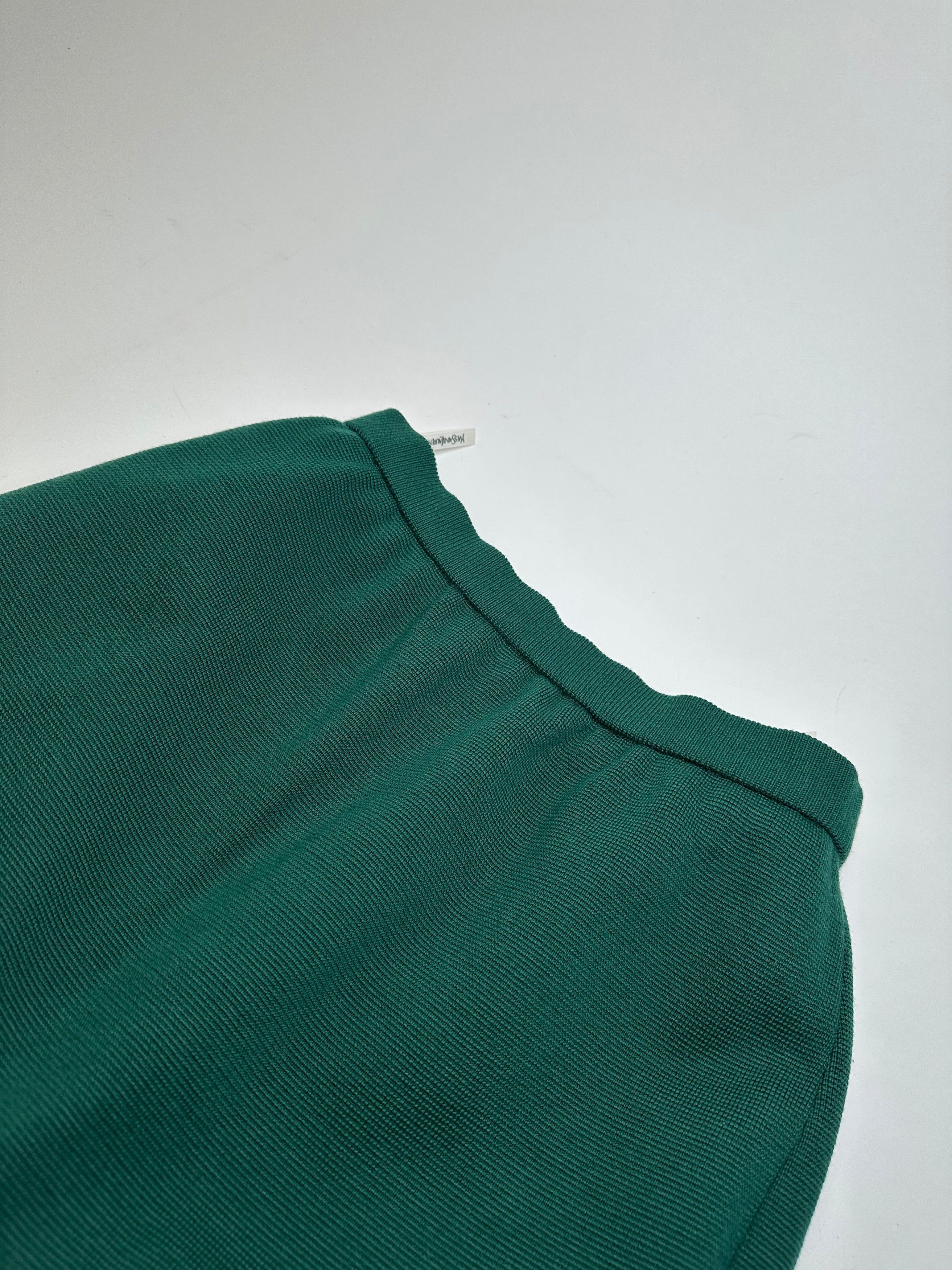 Yves Saint Laurent Vintage Forest Green Wool Pencil Skirt Size 30" / US 8 / IT 44 - 7 Thumbnail