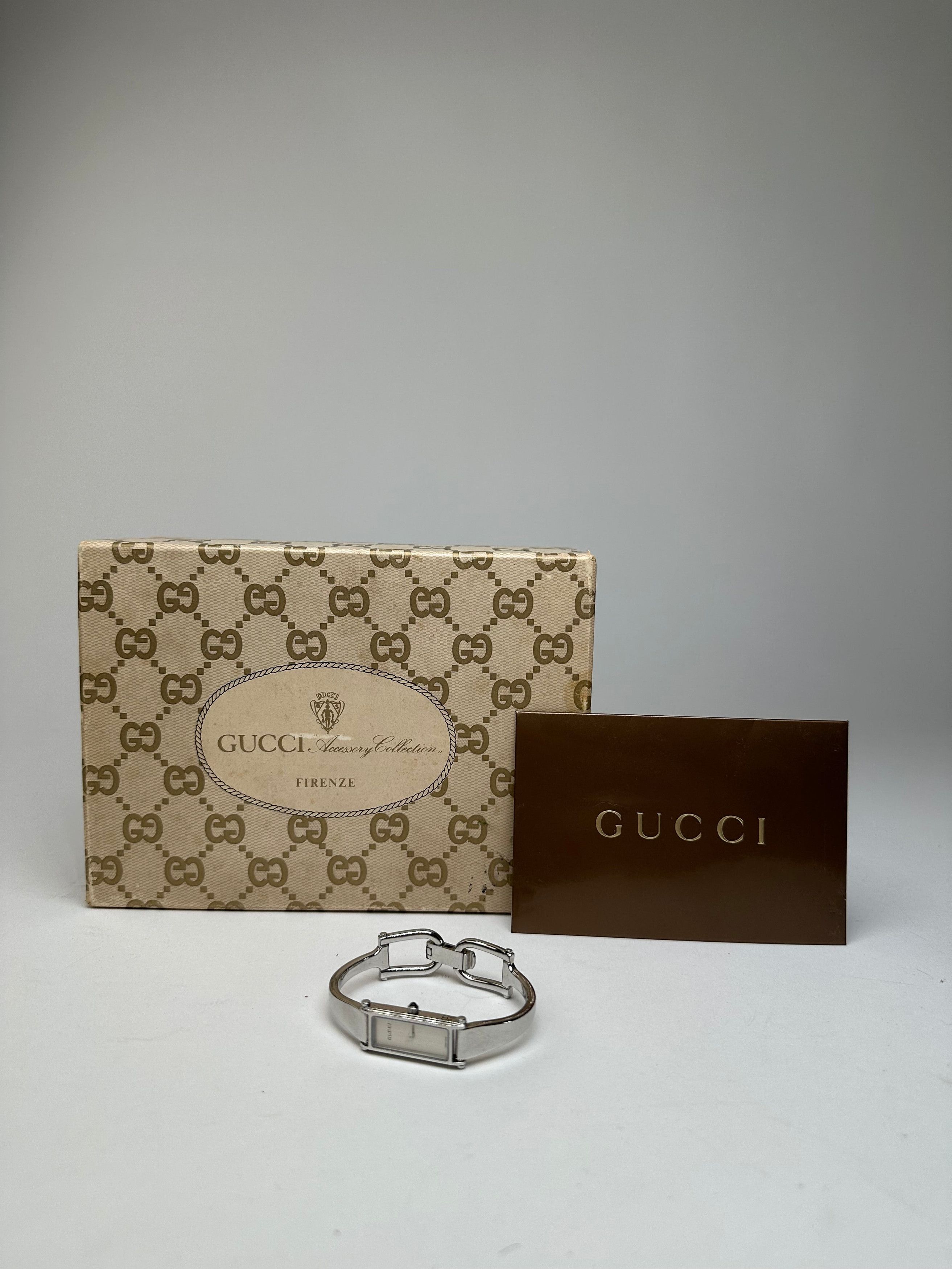 Gucci Vintage Silver-Tone Bangle Ladies Watch Model 1500L Size ONE SIZE - 10 Thumbnail