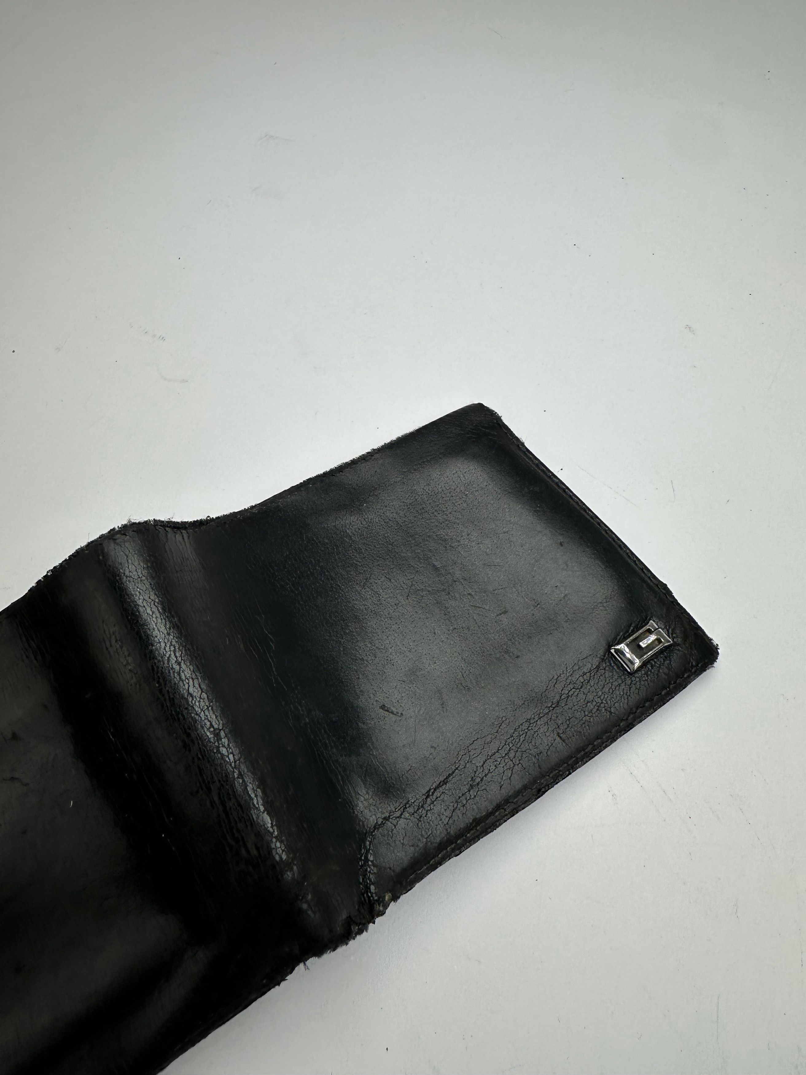 Gucci Vintage Leather Bifold Wallet Black Size ONE SIZE - 8 Thumbnail