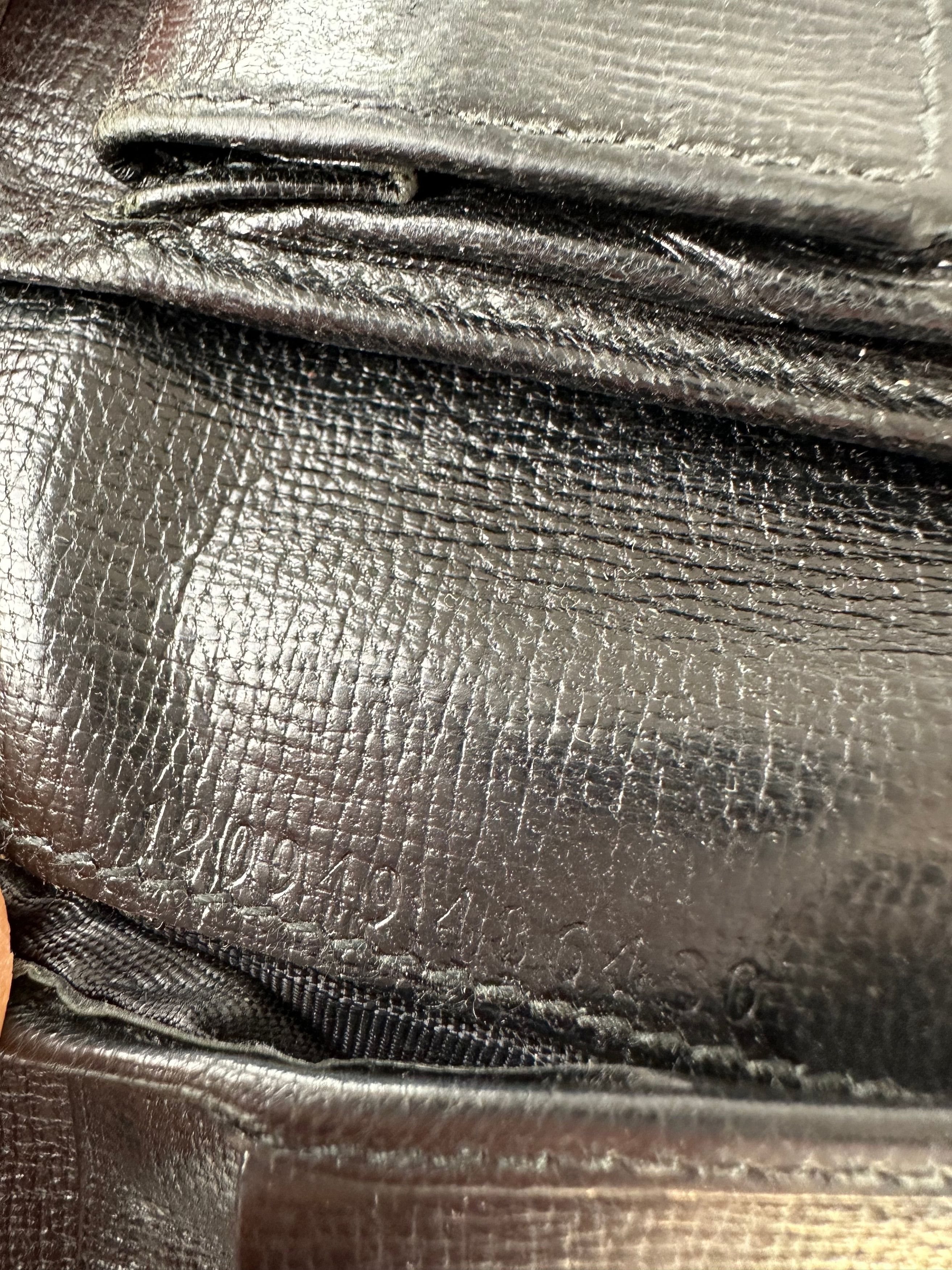 Gucci Vintage Leather Bifold Wallet Black Size ONE SIZE - 4 Thumbnail