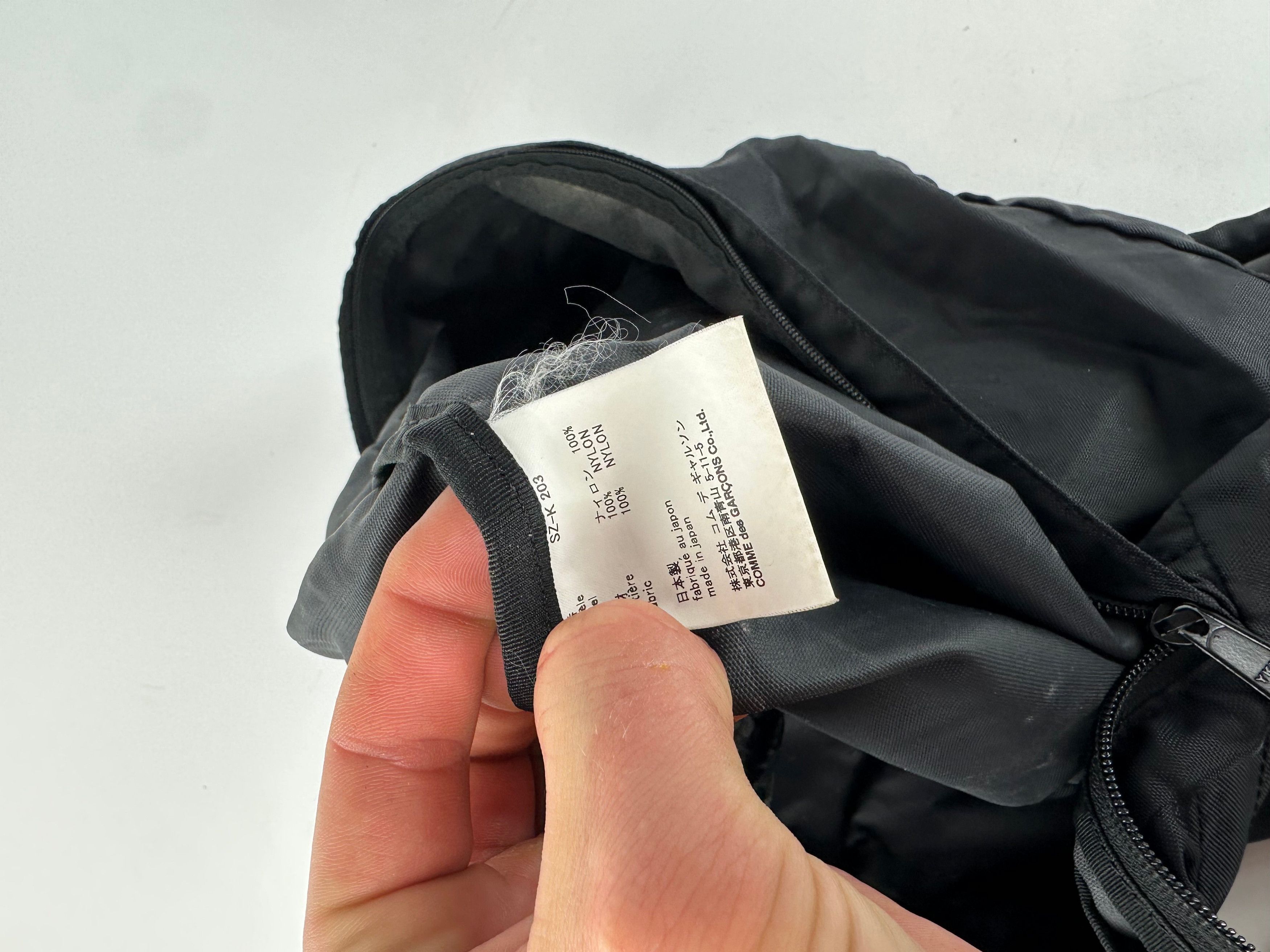 Comme des Garcons CDG Nylon Backpack Black Triple Logo Size ONE SIZE - 3 Thumbnail