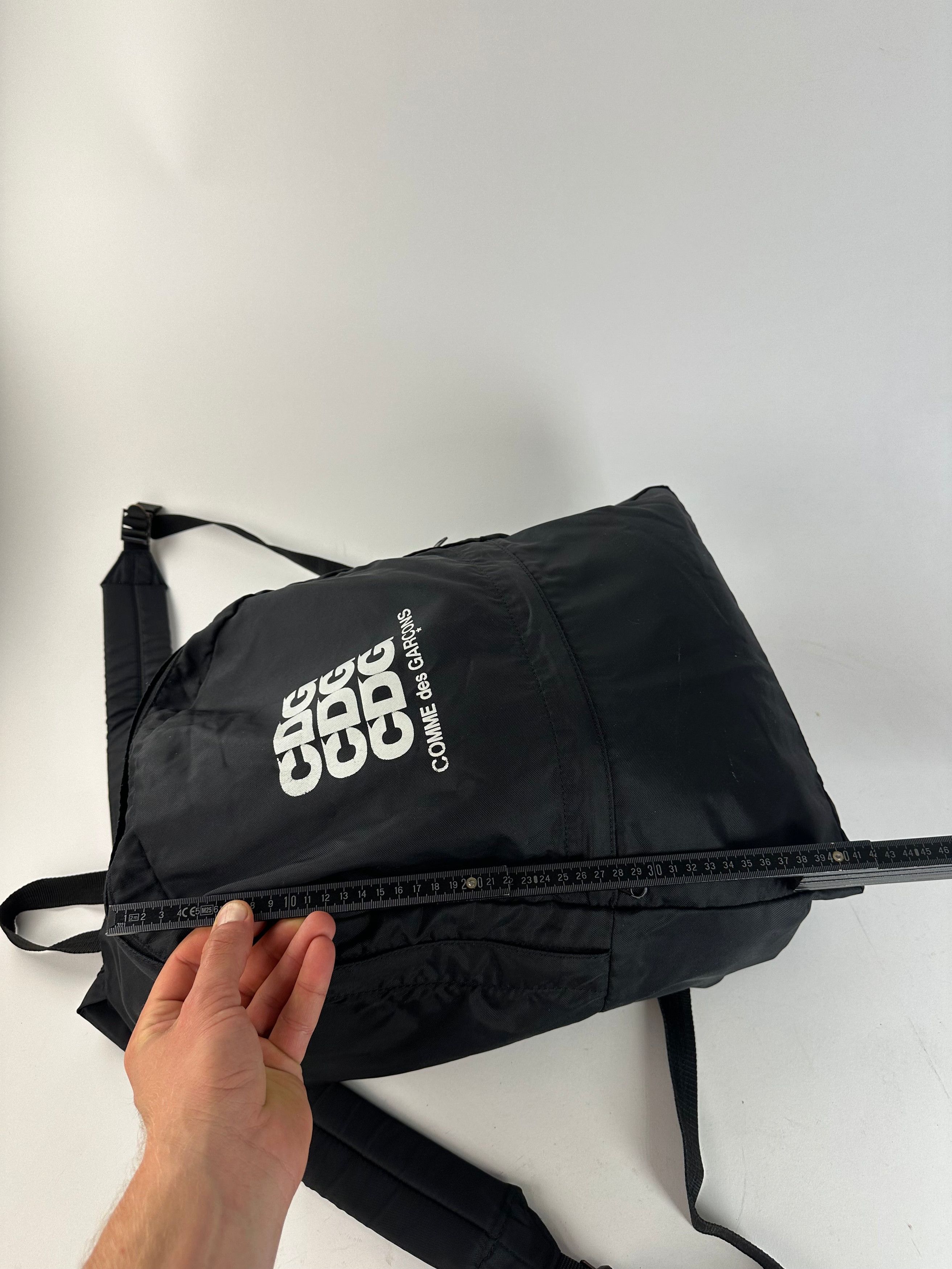 Comme des Garcons CDG Nylon Backpack Black Triple Logo Size ONE SIZE - 12 Thumbnail