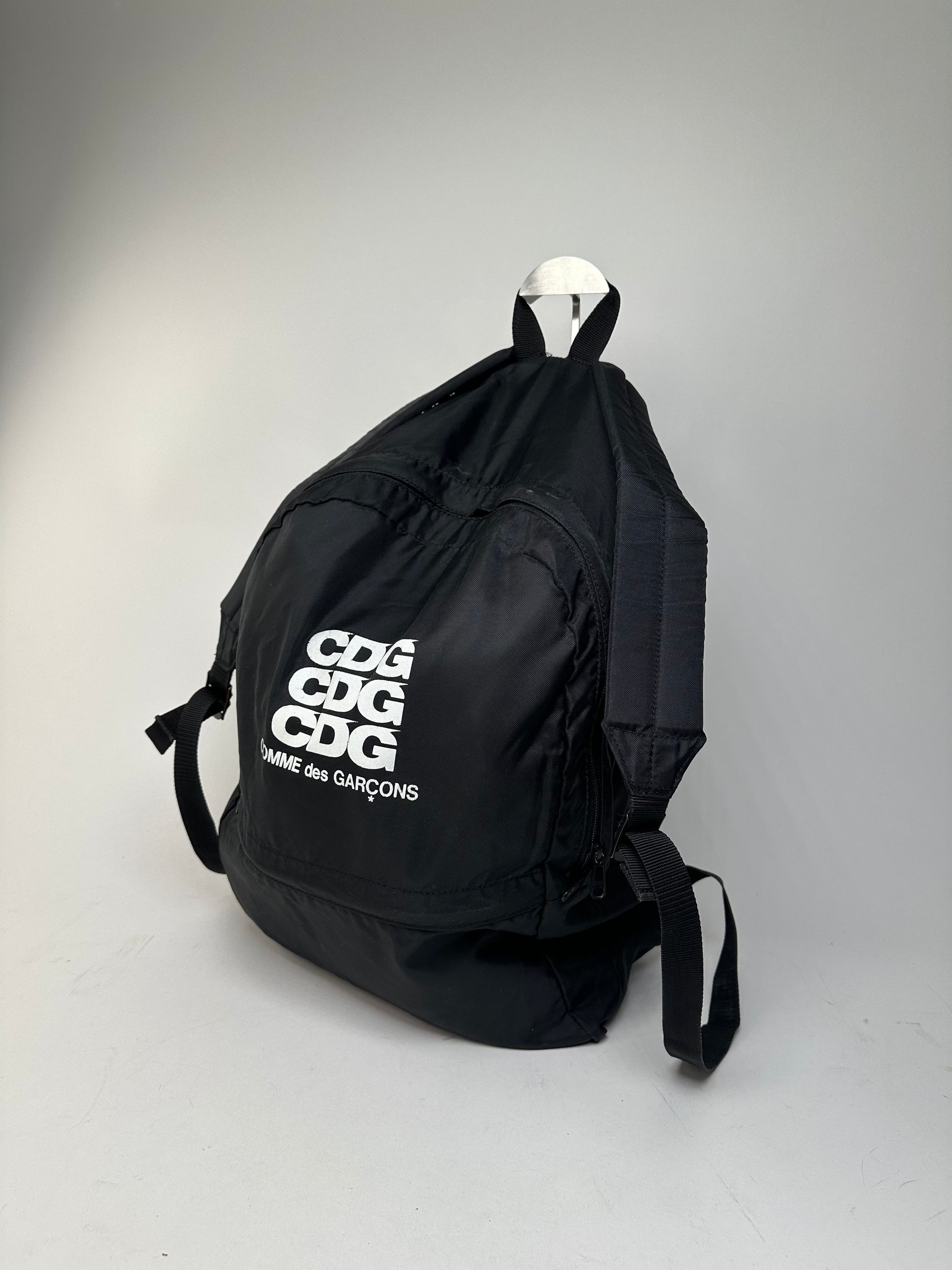 Comme des Garcons CDG Nylon Backpack Black Triple Logo Size ONE SIZE - 15 Thumbnail