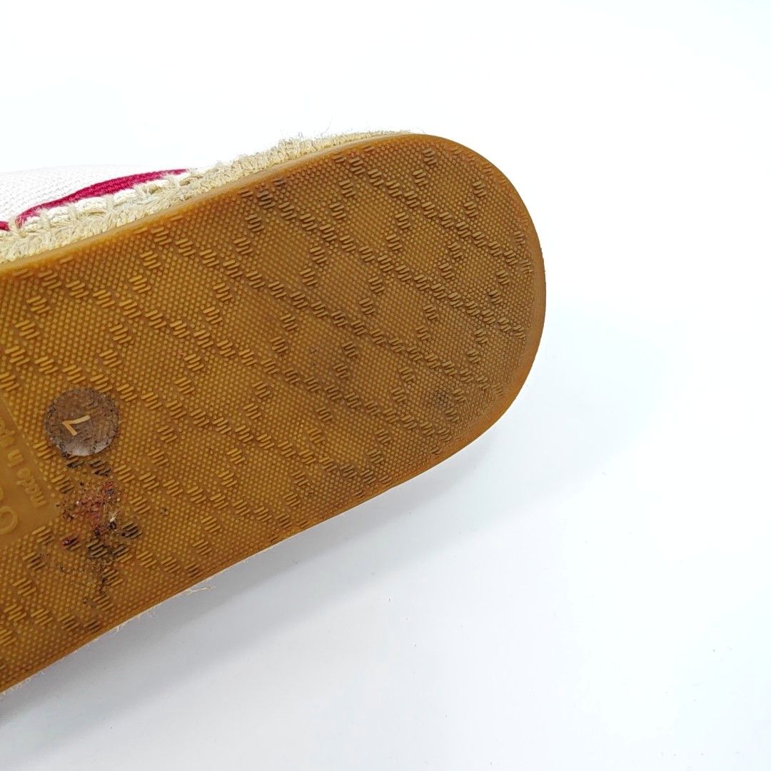 Gucci Gucci Striped Bee & Flower Canvas Espadrilles Size 7 Size US 7 / EU 40 - 12 Thumbnail