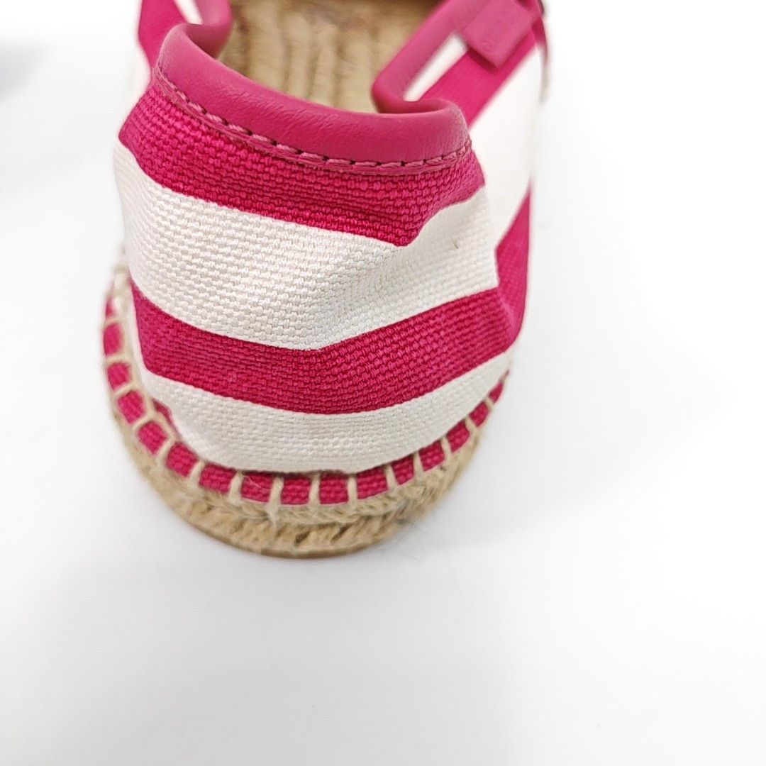 Gucci Gucci Striped Bee & Flower Canvas Espadrilles Size 7 Size US 7 / EU 40 - 9 Thumbnail