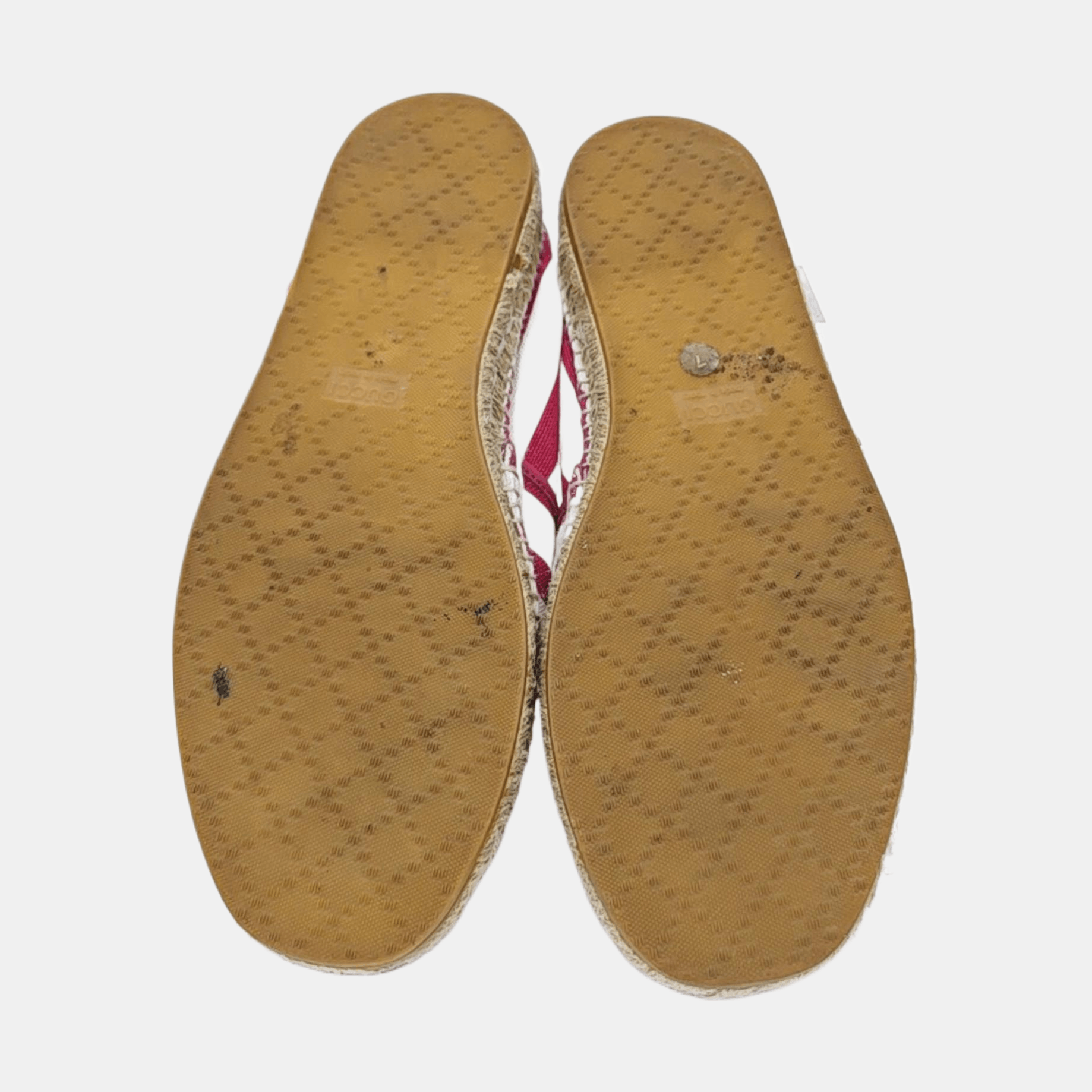 Gucci Gucci Striped Bee & Flower Canvas Espadrilles Size 7 Size US 7 / EU 40 - 5 Thumbnail