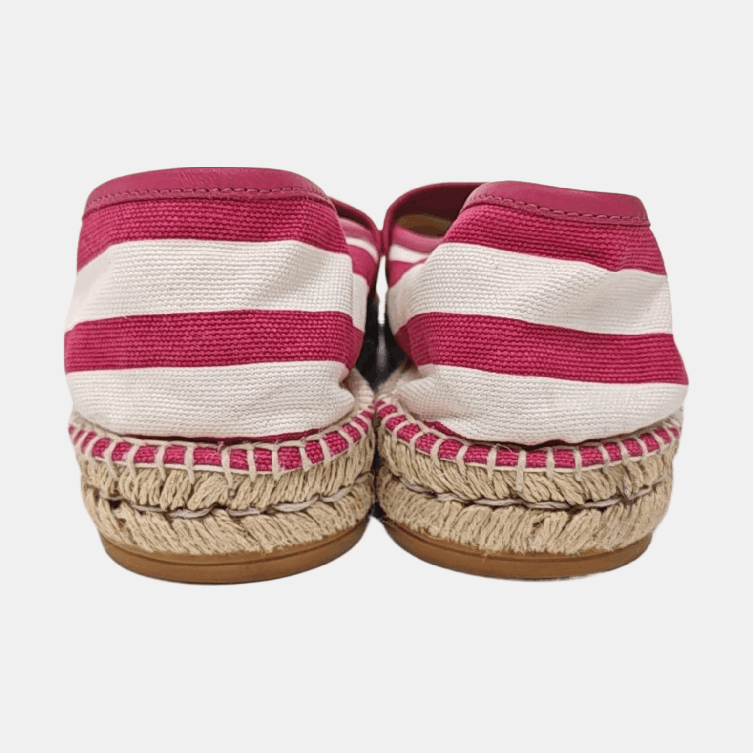 Gucci Gucci Striped Bee & Flower Canvas Espadrilles Size 7 Size US 7 / EU 40 - 4 Thumbnail