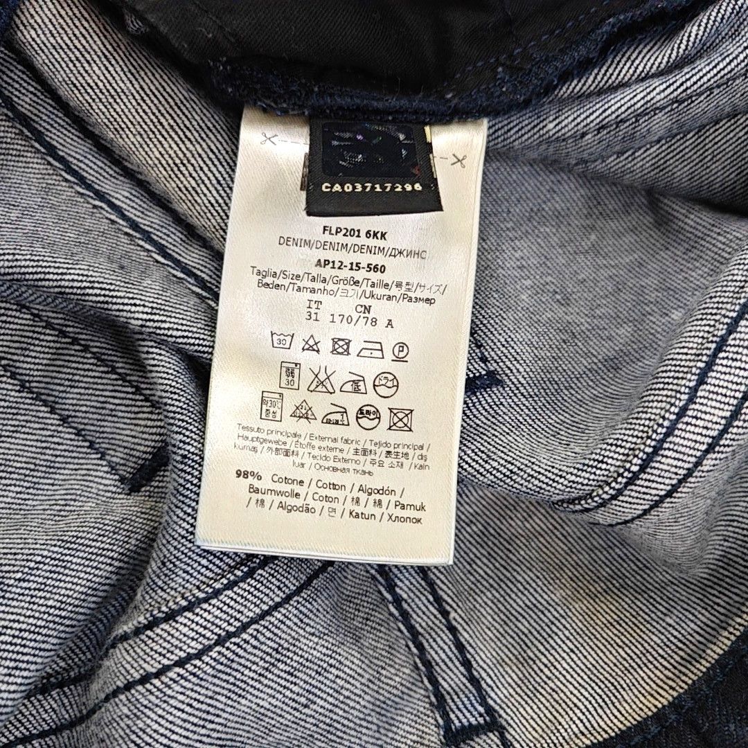 Fendi Fendi Monster Eye Dark Wash Jeans 31 Size US 31 - 4 Thumbnail