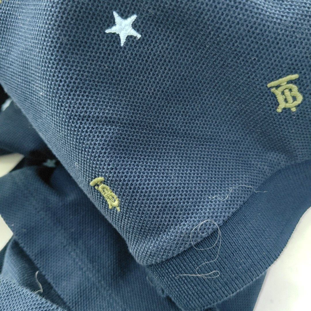 Burberry Burberry Monogram Star Embroidered Polo Shirt XL Size US XL / EU 56 / 4 - 6 Thumbnail