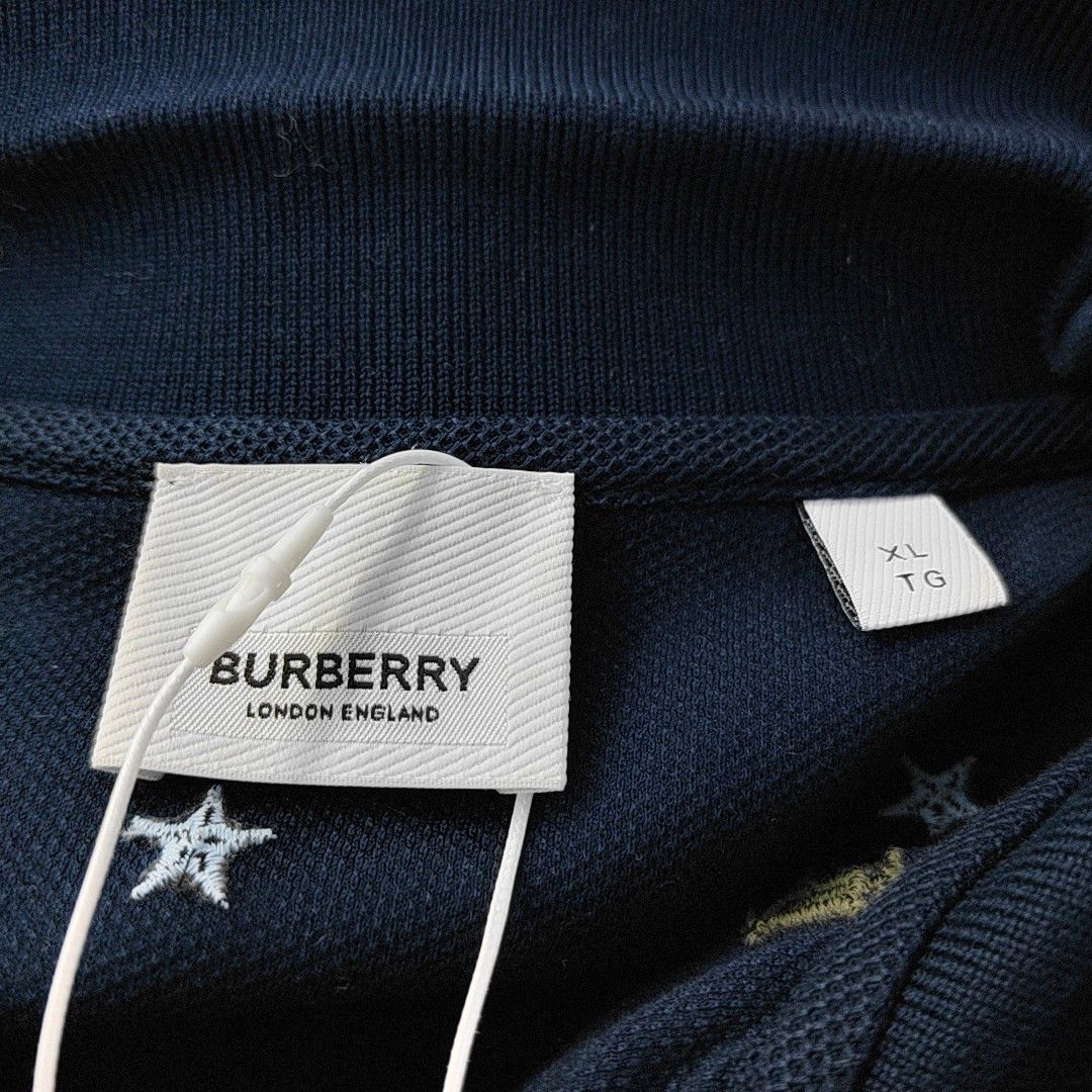 Burberry Burberry Monogram Star Embroidered Polo Shirt XL Size US XL / EU 56 / 4 - 5 Thumbnail