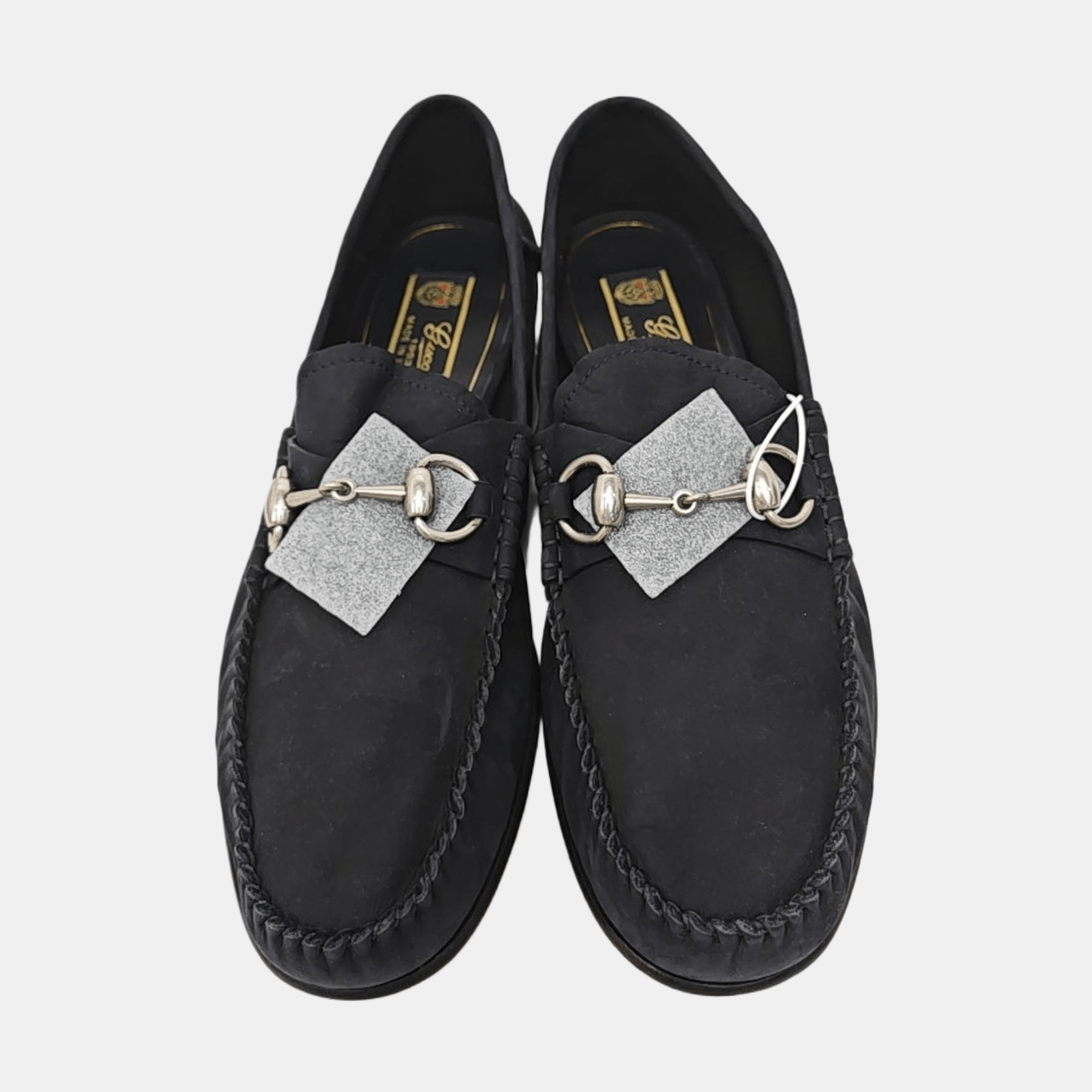 Gucci Gucci Blue Suede Horsebit Loafers UK 6.5 Size US 6.5 / EU 39-40 - 3 Thumbnail
