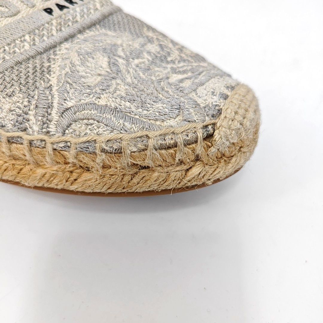 Dior Dior Toile de Jouy Embroidered Espadrilles 38 Size US 5.5 / EU 38 - 7 Thumbnail