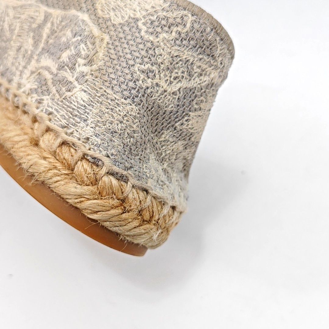 Dior Dior Toile de Jouy Embroidered Espadrilles 38 Size US 5.5 / EU 38 - 11 Thumbnail