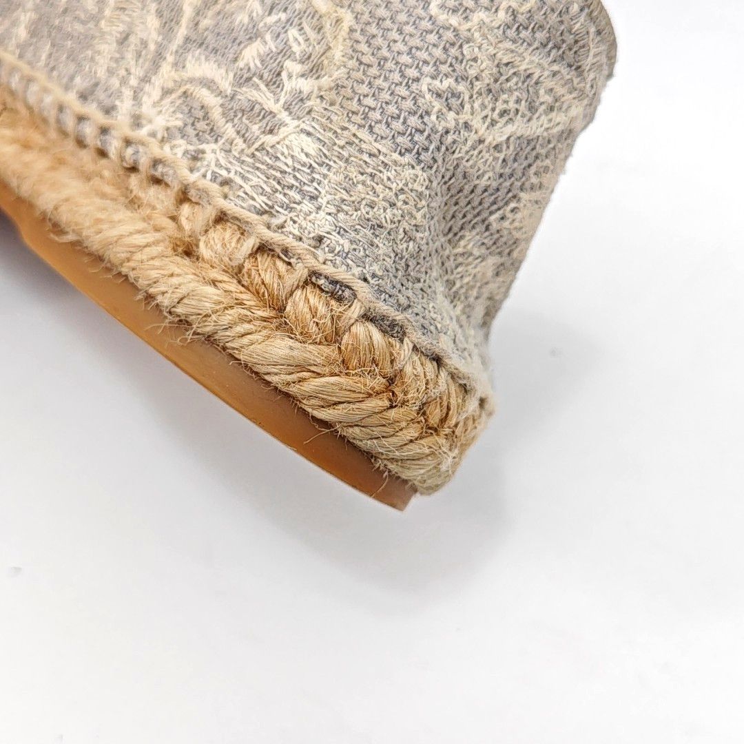 Dior Dior Toile de Jouy Embroidered Espadrilles 38 Size US 5.5 / EU 38 - 10 Thumbnail