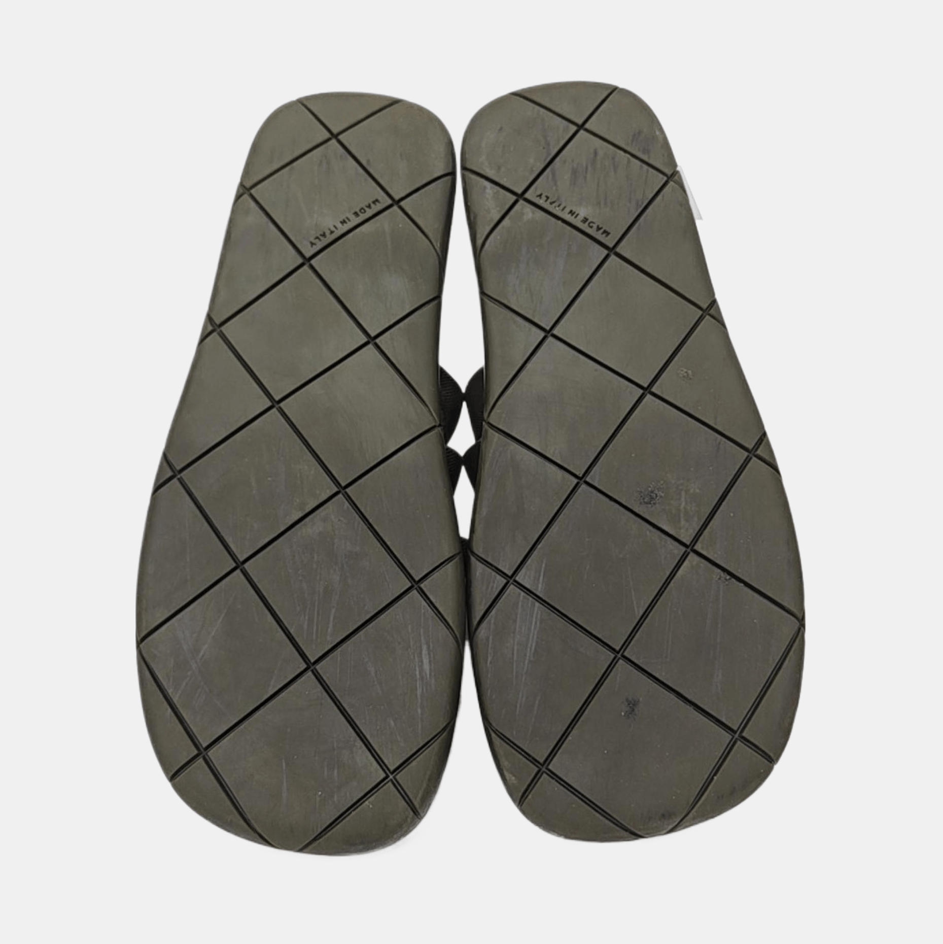 Bottega Veneta Bottega Veneta Green Woven Fabric Slides Size 42 Size US 9 / EU 42 - 5 Thumbnail