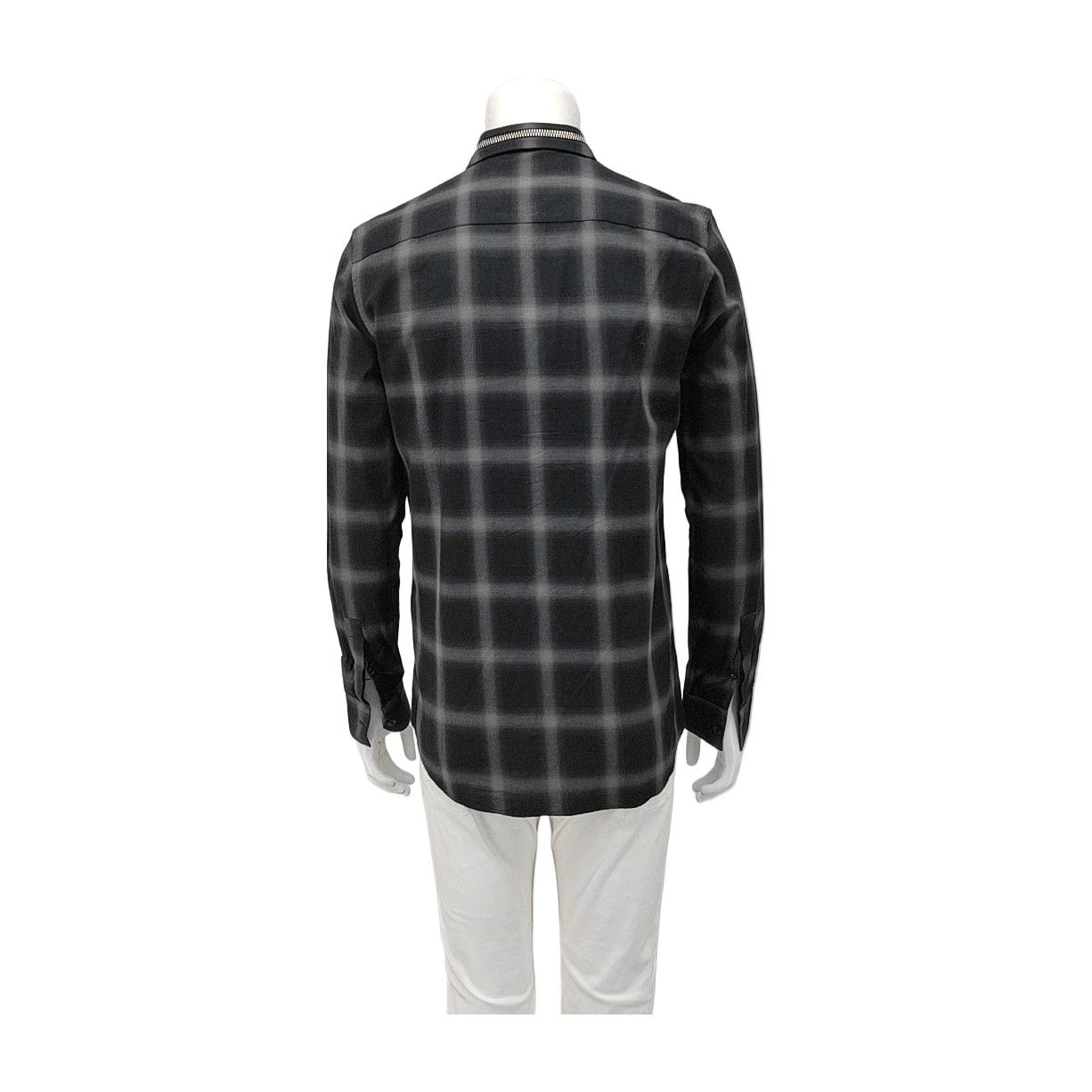 Givenchy Givenchy Plaid Zipper Detail Shirt S Size US S / EU 44-46 / 1 - 2 Thumbnail