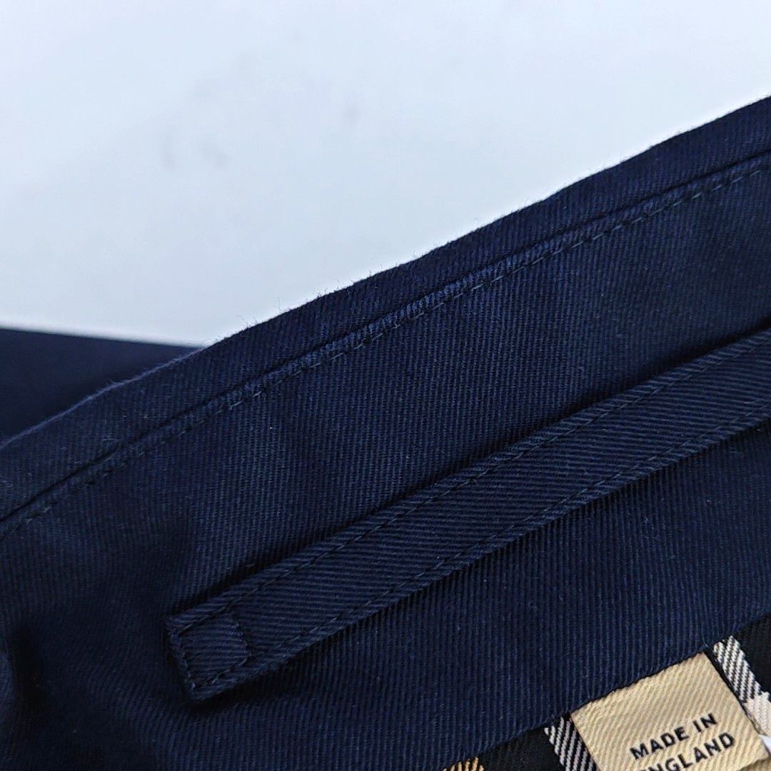 Burberry Burberry Navy Blue Cotton Trench Coat 48 Size US M / EU 48-50 / 2 - 5 Thumbnail